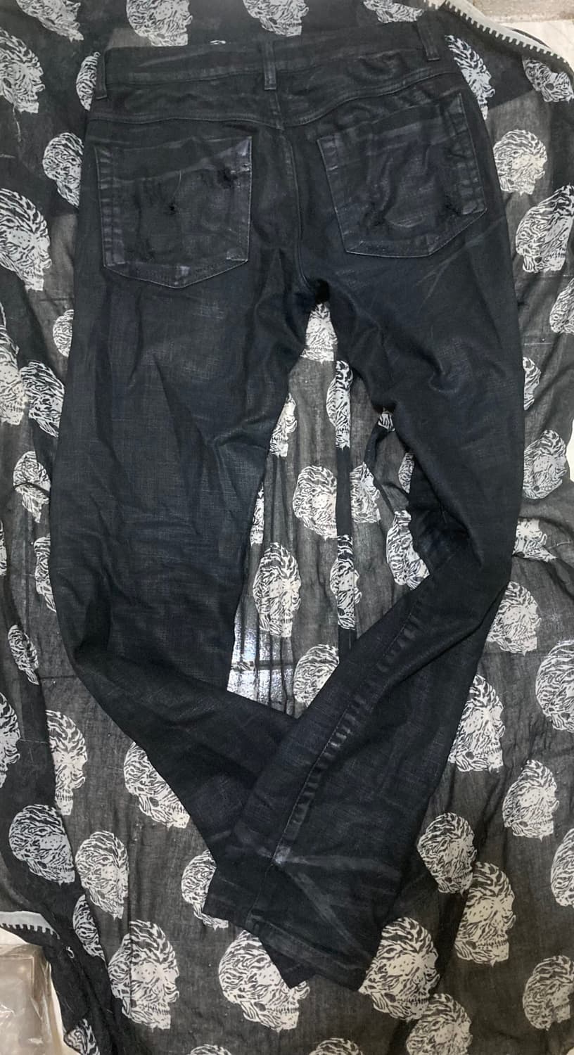 펑크 디스트로이드 스키니 팬츠 상품이미지3