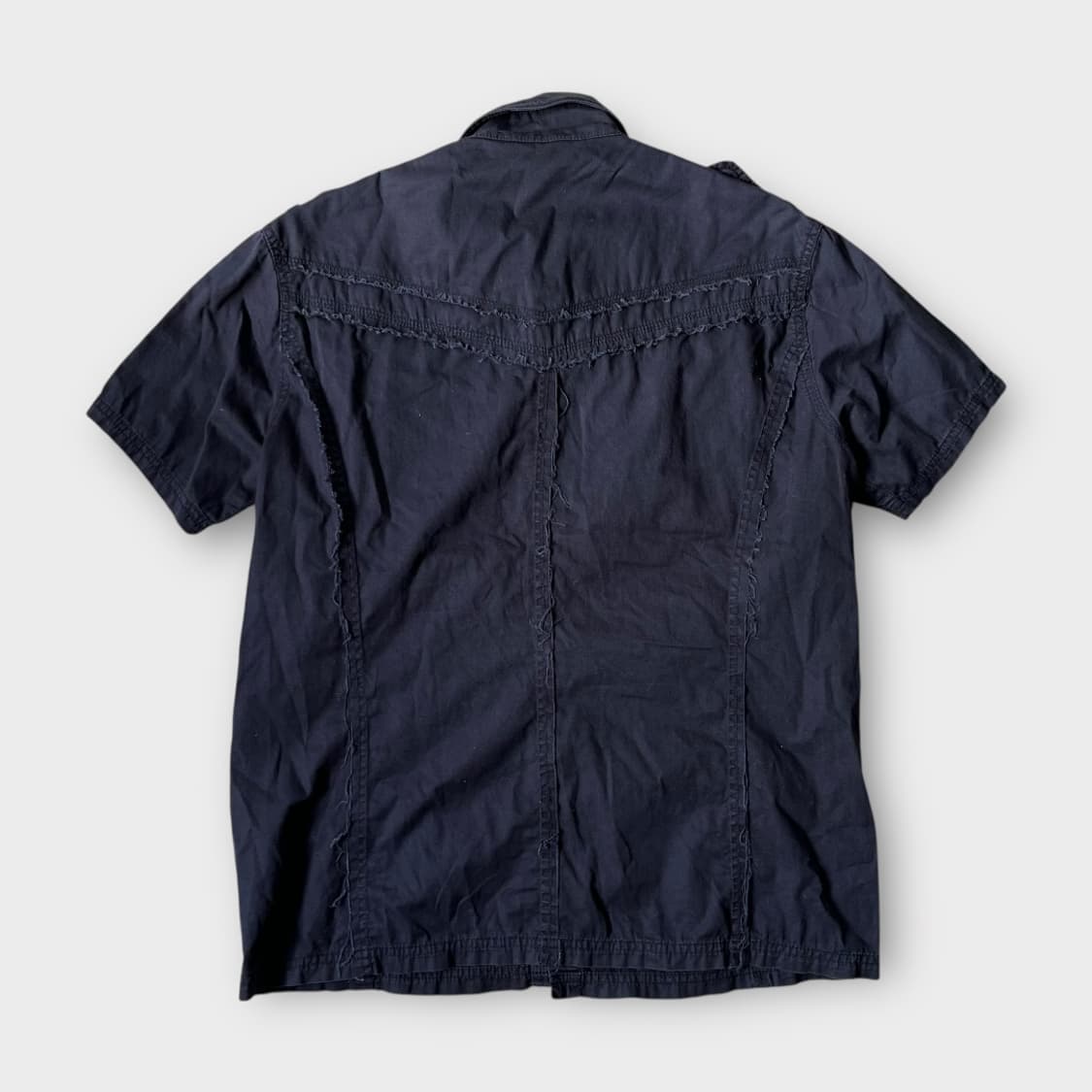 Japanese Vintage . 그런지 락시크 하프 셔츠 상품이미지2