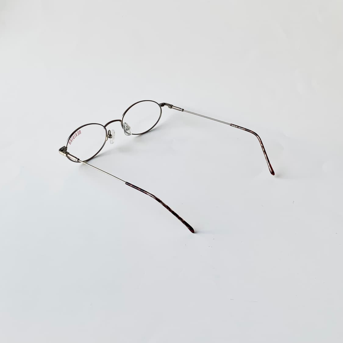 779 데드스탁 픽키 소형 슬림 오벌 메탈 빈티지 안경 상품이미지5