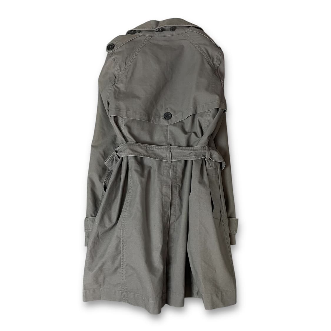 꼼드와 데 꼬또니에 그레이 더블 트렌치 코트 상품이미지2