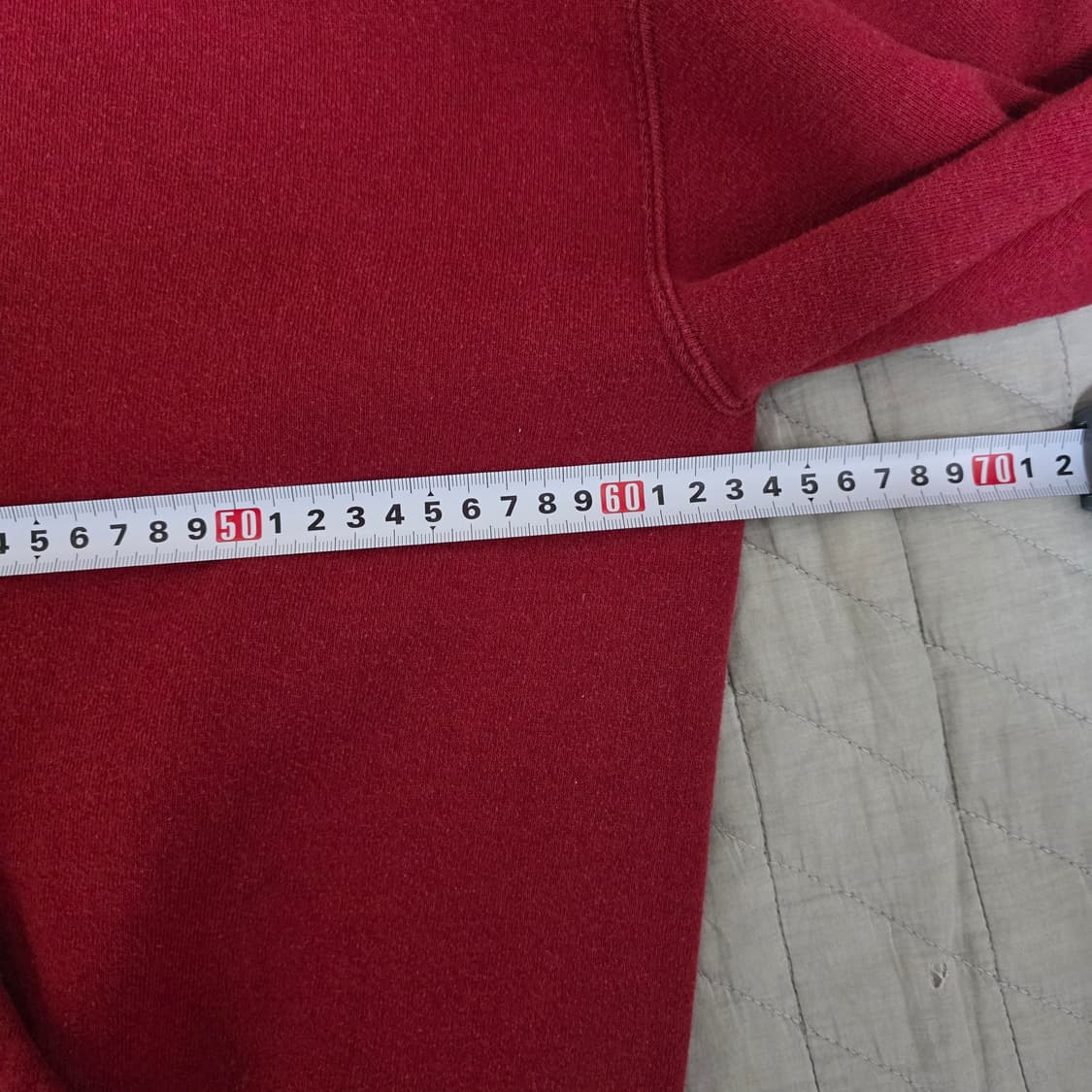 [XL] 90s 빈티지 러셀 후드 집업 페이디드 레드/버건디 상품이미지6