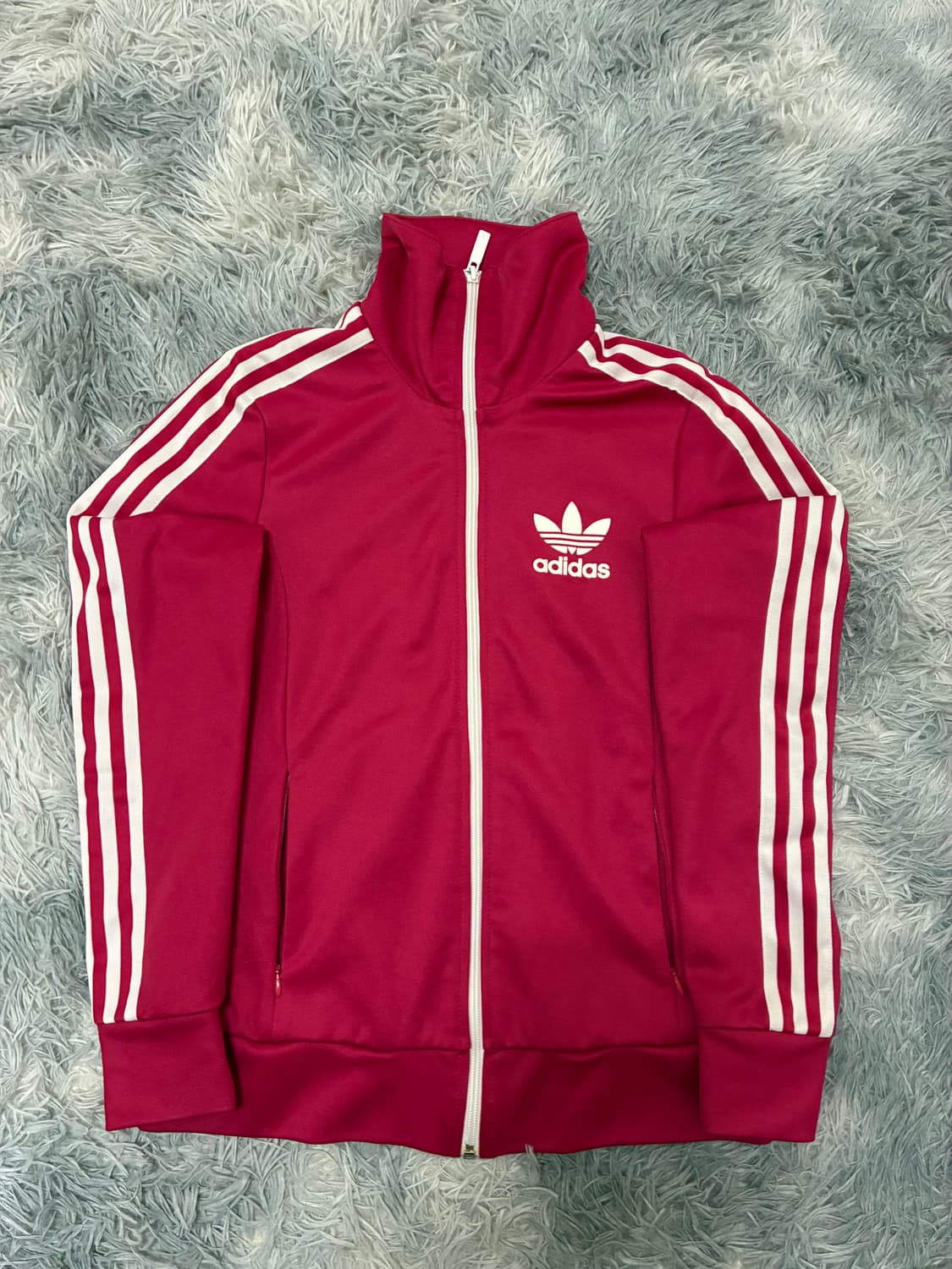 아디다스 유로파 y2k 딥핑크 딱붙핏 트랙탑(s) 상품이미지2