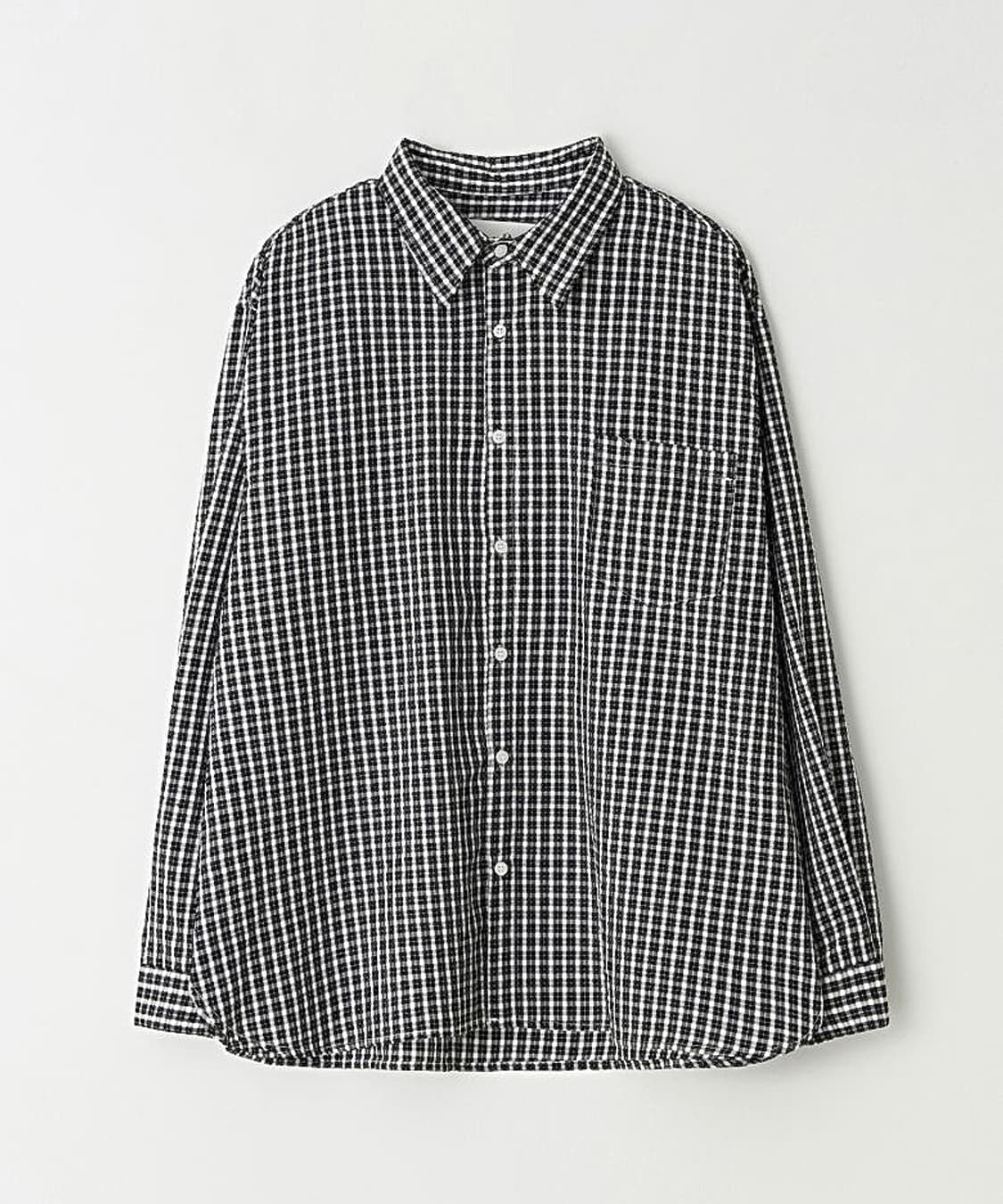(새상품 택포가격) 빌리언트 클래식 체크 셔츠 블랙 free 상품이미지1