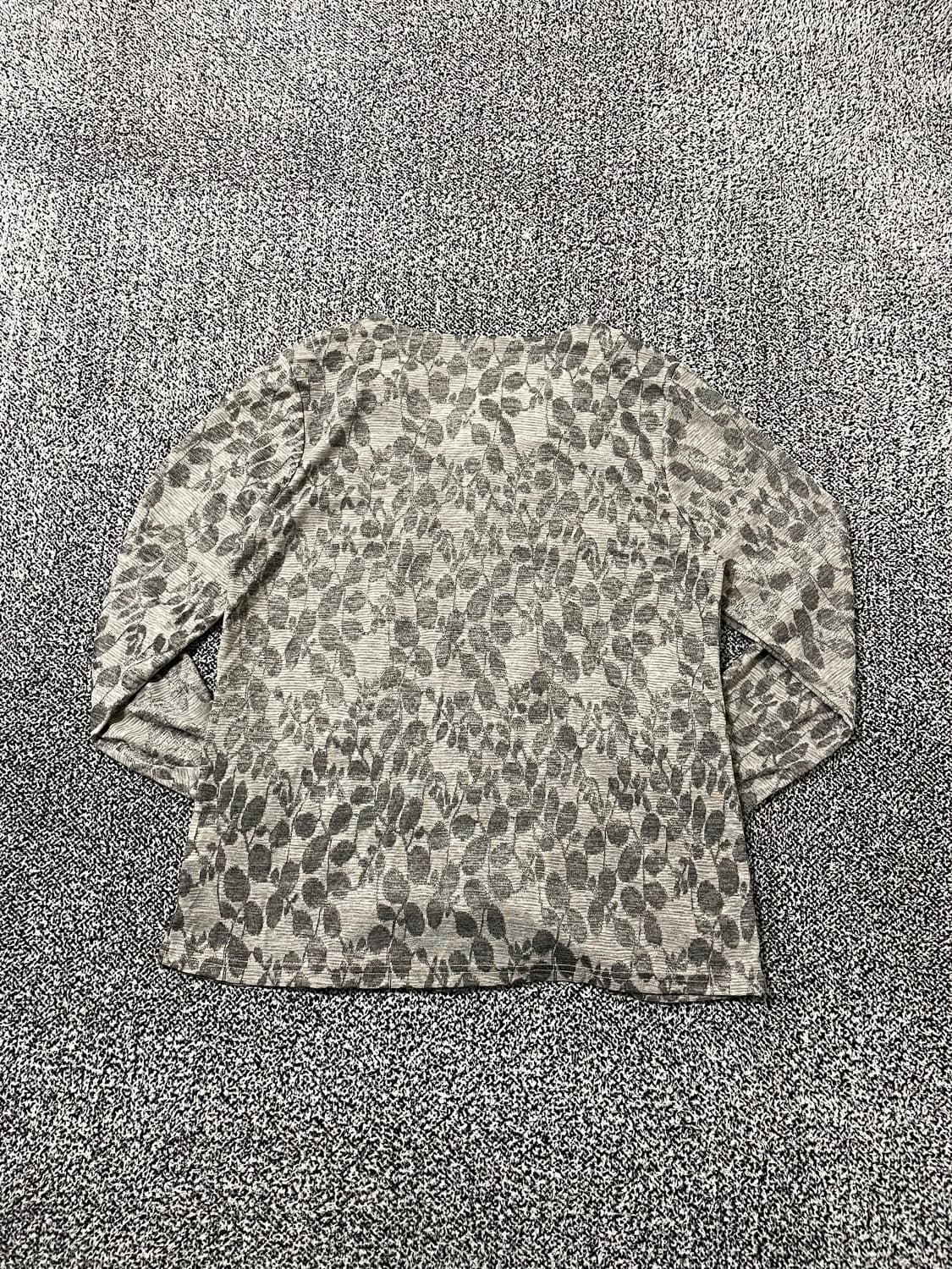 vinteちきゅ. 착샷o 여름 가디건 잎 무늬  7부 소매 모리걸 ꕤ*. 상품이미지5