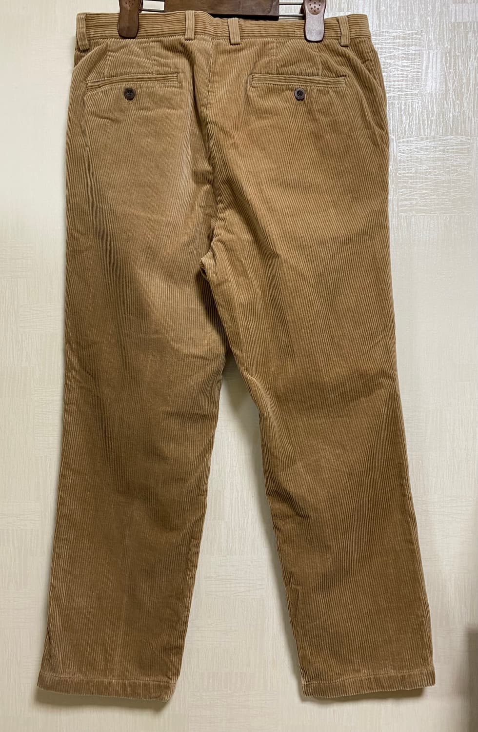 헤지스 Hazzys / 코듀로이 골덴 브라운 투턱 팬츠 / 86 상품이미지2