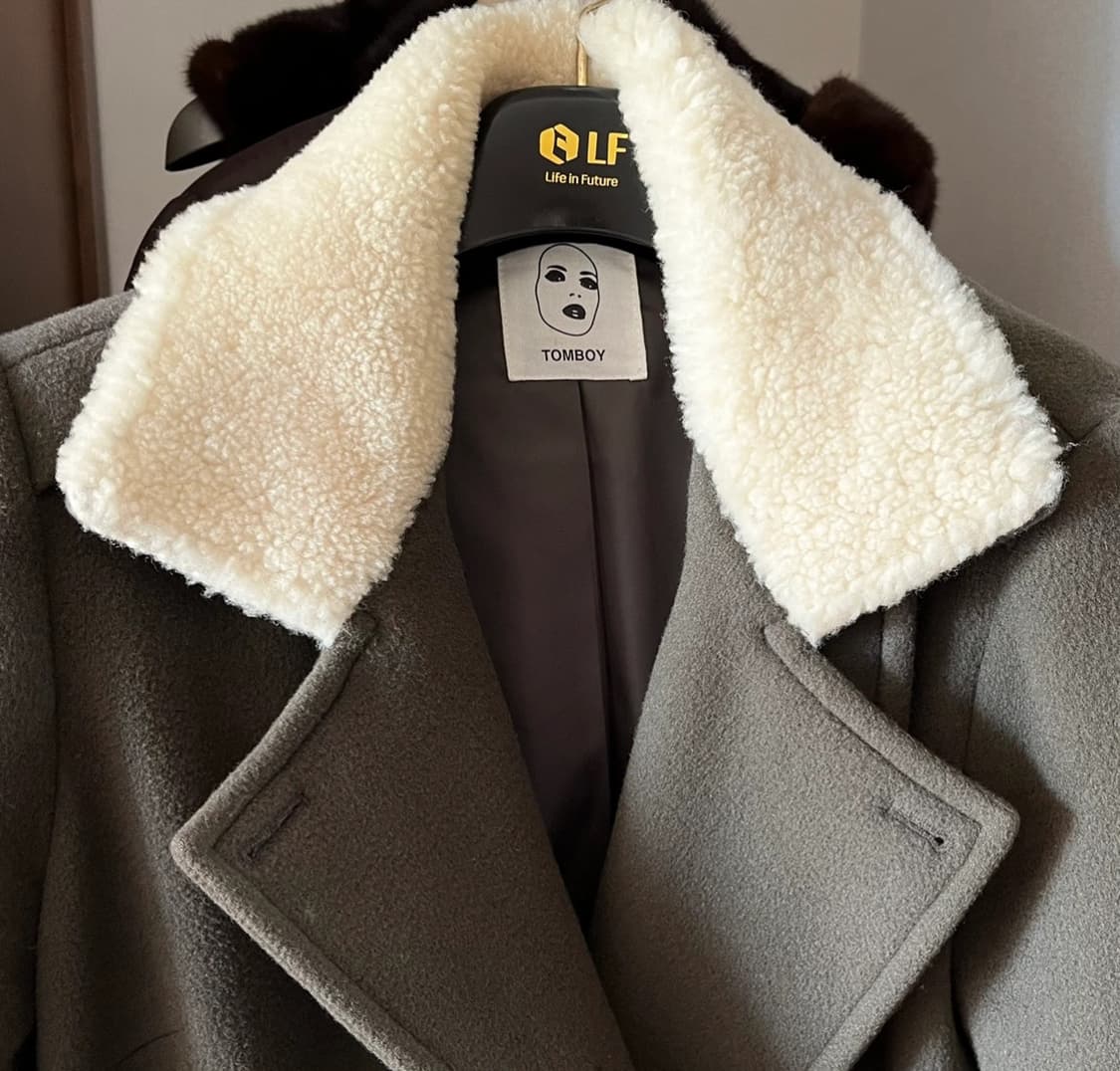 [Syudio Tomboy]스튜디오톰보이 카키브라운 롱코트 상품이미지5