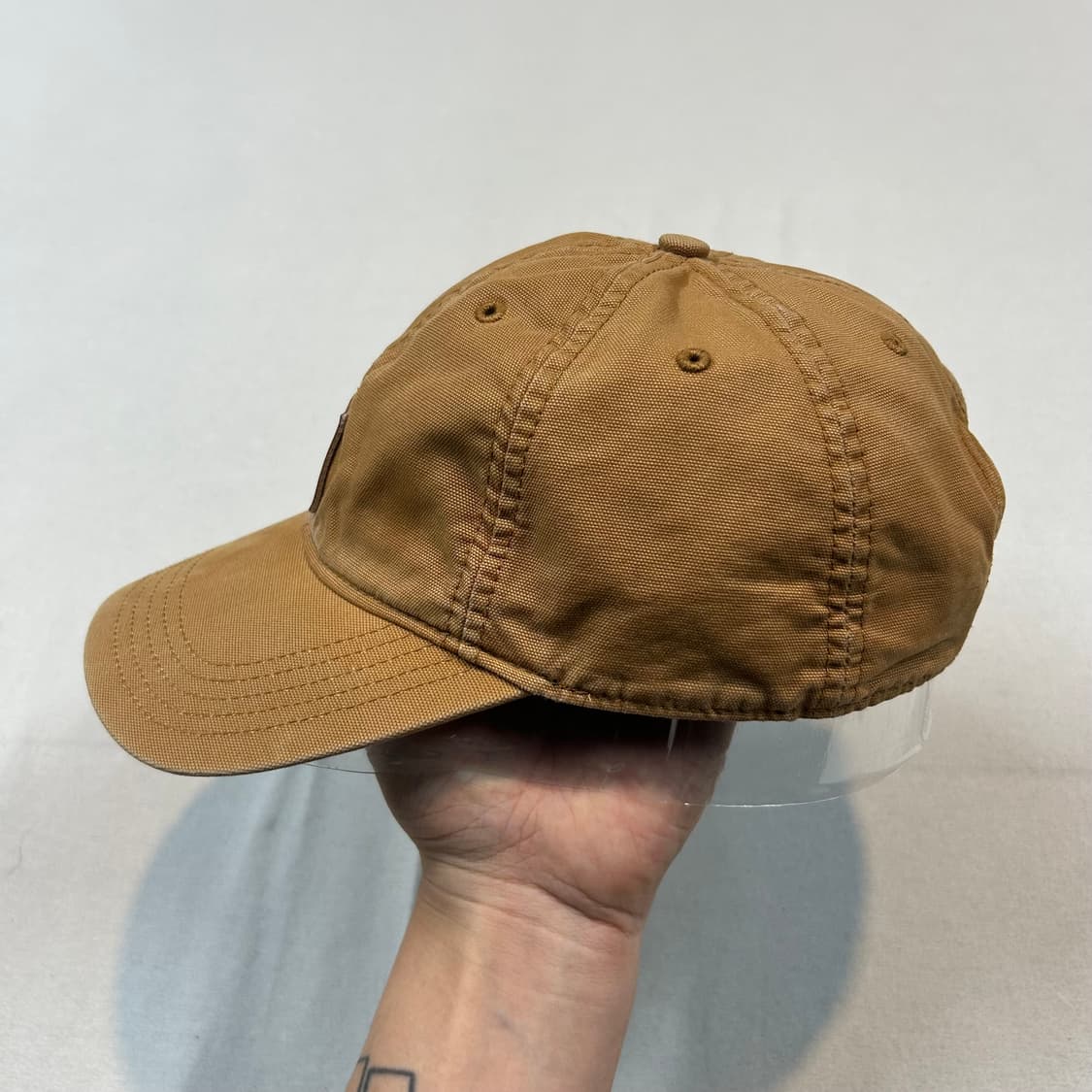 칼하트 워크웨어 볼캡 모자 브라운 상품이미지3