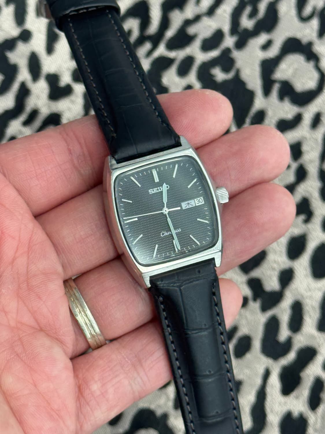 80s 빈티지 세이코 크로노스 스퀘어 상품이미지9
