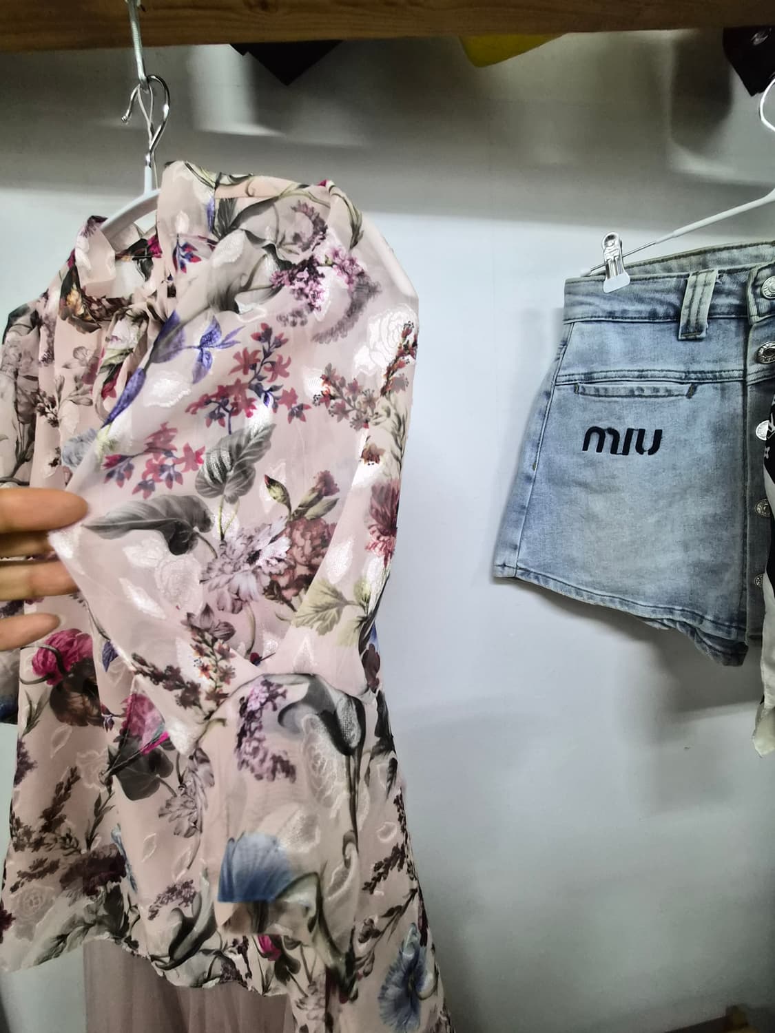 오간자 자수블라우스 상품이미지5