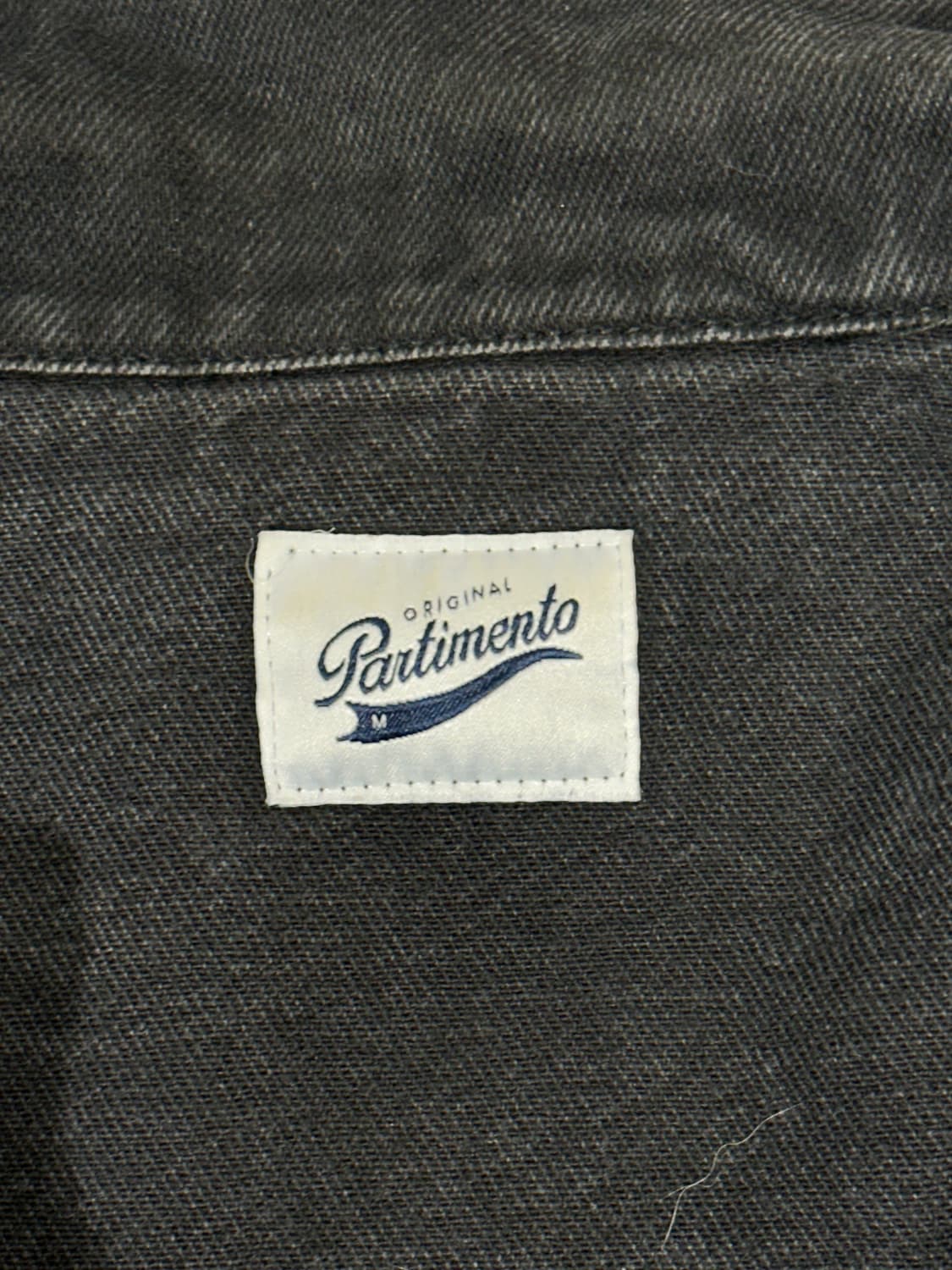 빈티지 워싱 흑청 데님 트러커 블루종 자켓 잠바 M 상품이미지6