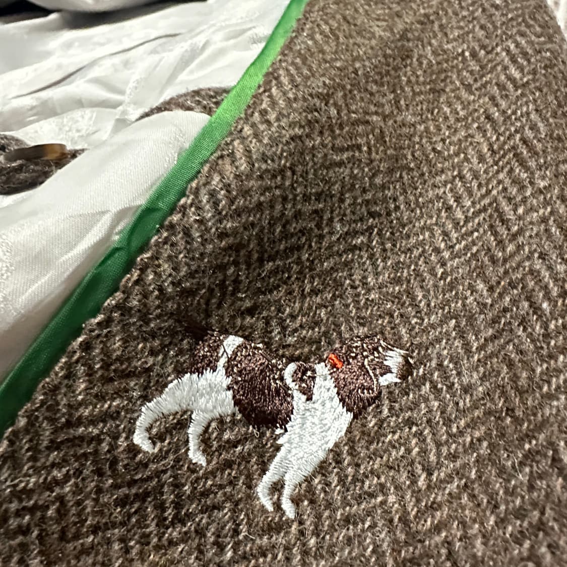 L. L. BEAN women herringbone wool blazer 상품이미지3