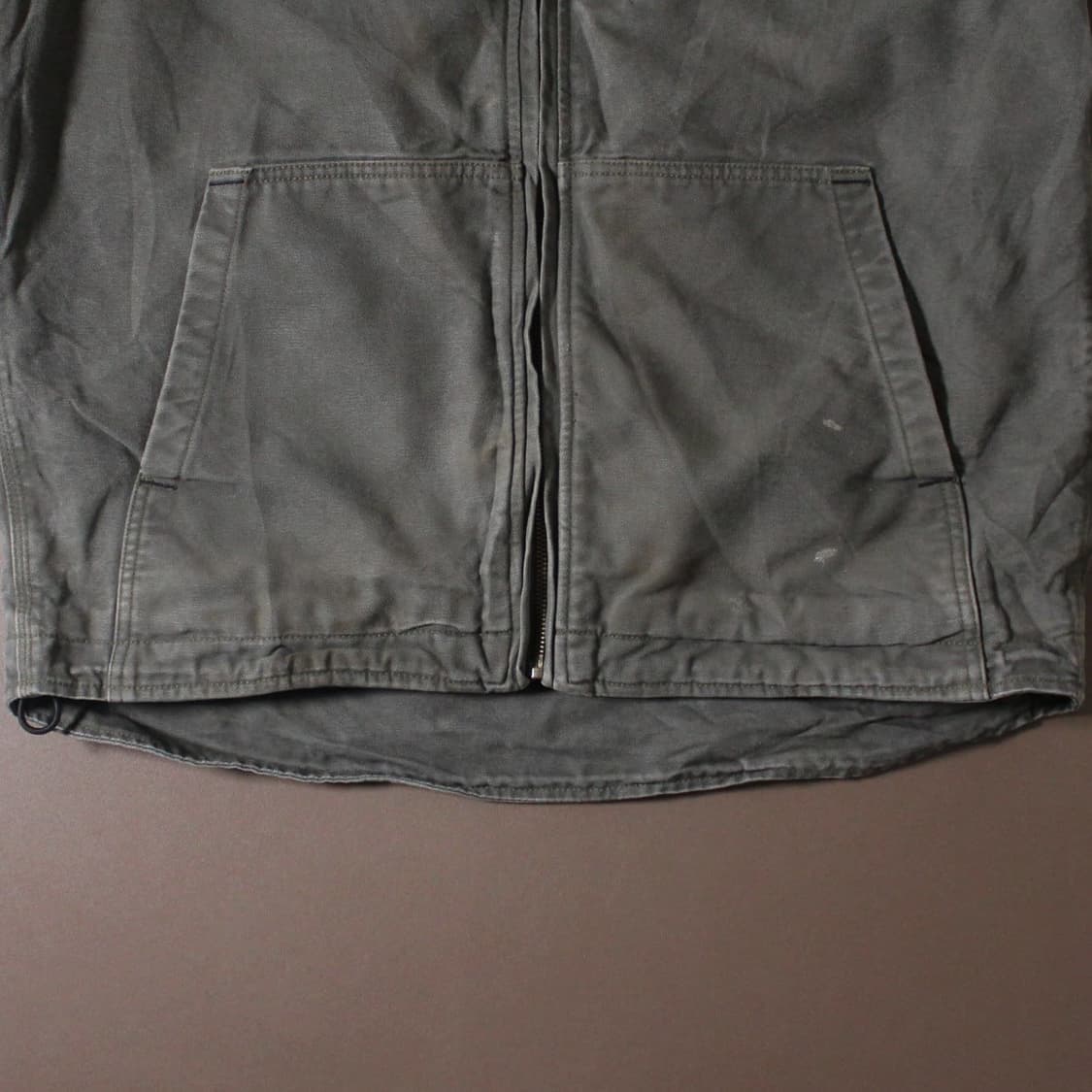 Carhartt 칼하트 덕 캔버스 인슐레이티드 다크 올리브 자켓  상품이미지3