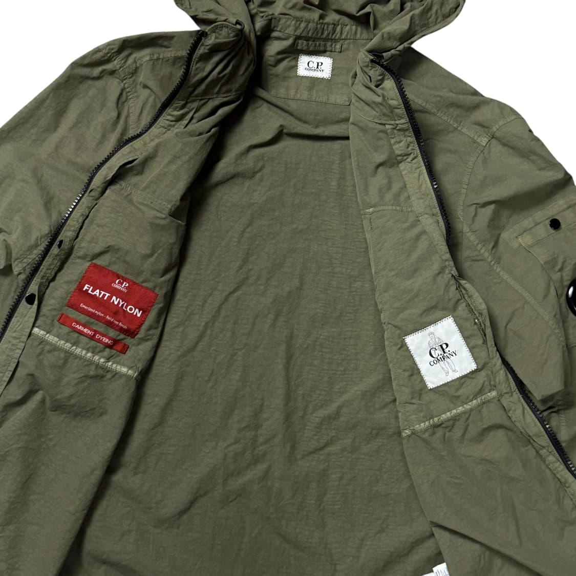 (S) 22ss C.P. company 플랫 나일론 믹스드 오버셔츠 상품이미지5
