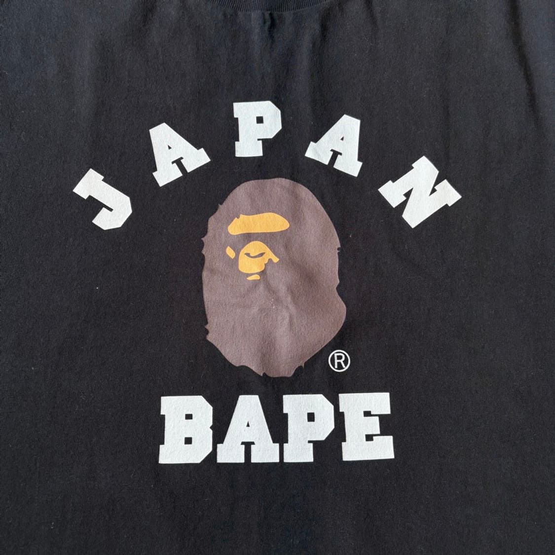 베이프 제펜 컬리지 시티 블랙 티셔츠 상품이미지5