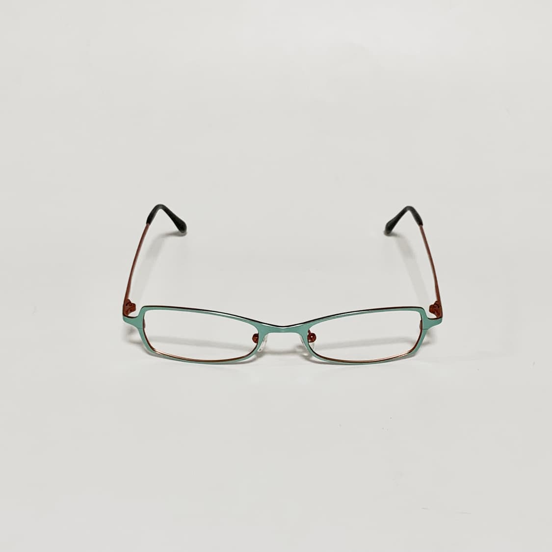 925 데드스탁 빈티지안경 민트 옐로우 메탈 슬림 오벌 스퀘어 미니멀 상품이미지3