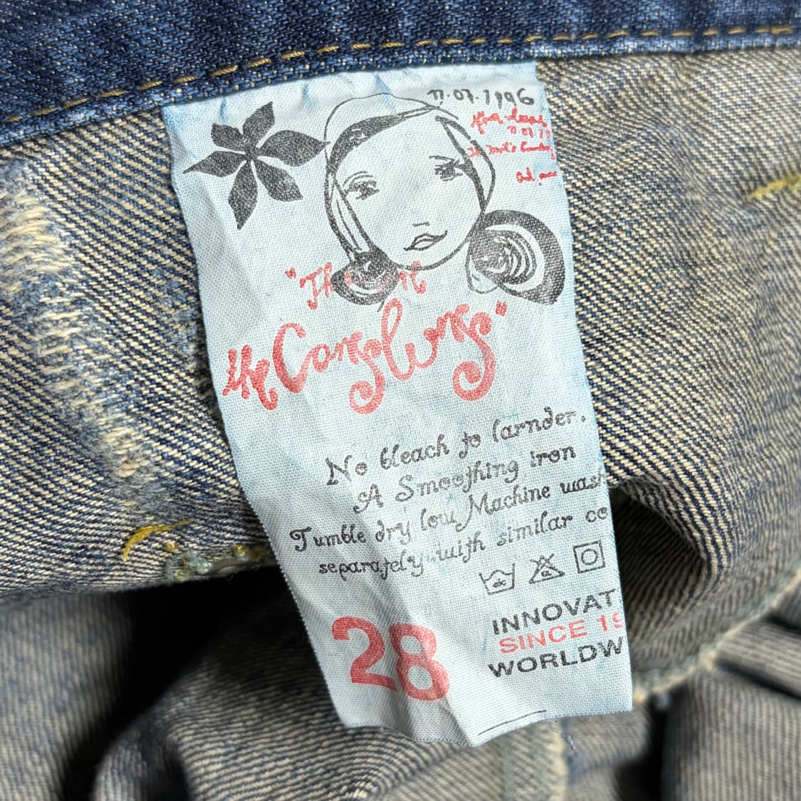 Conglomerate Y2K Low Cut Denim 상품이미지5