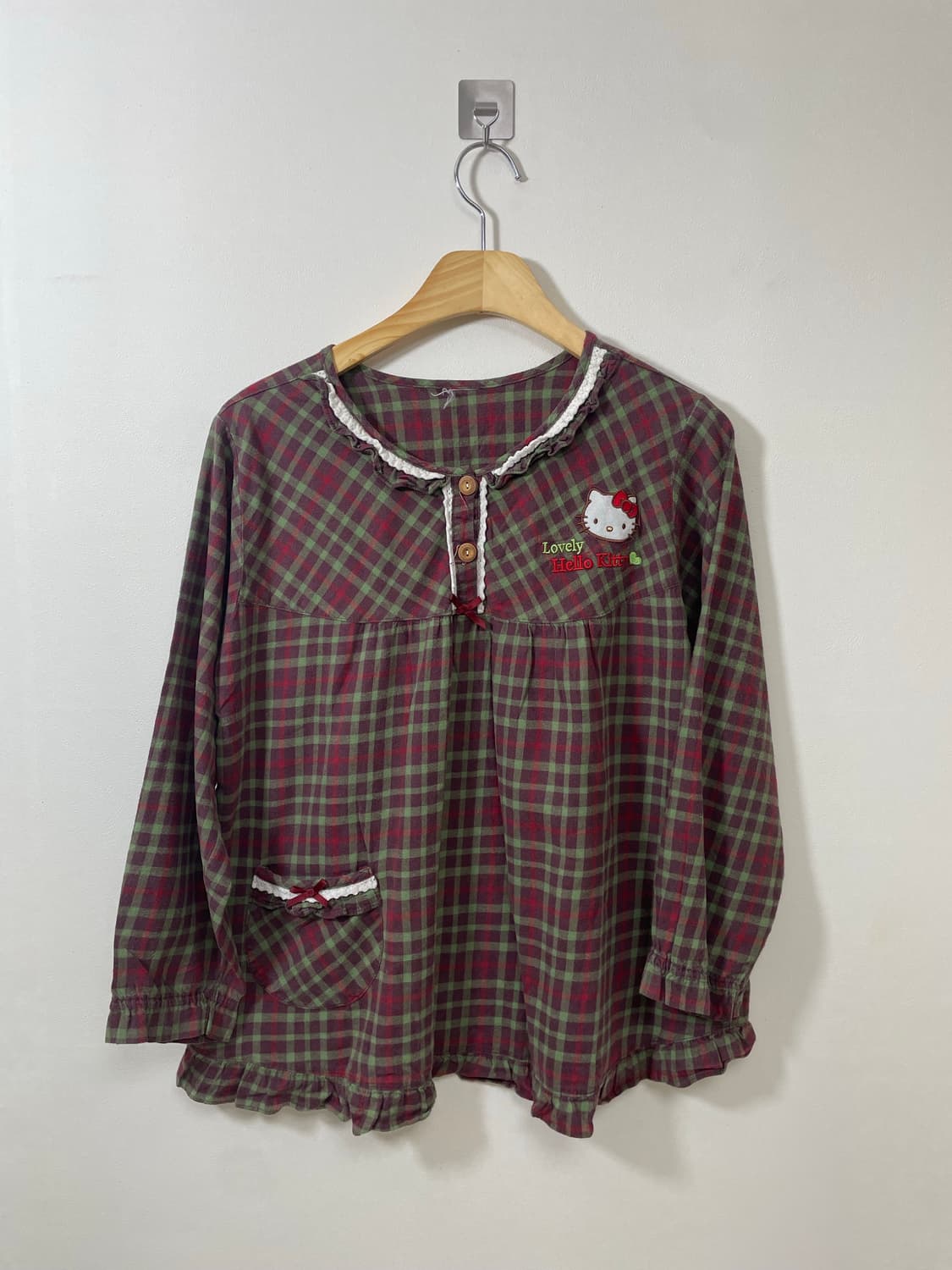 헬로우 키티 코튼 블라우스 Free - S20  상품이미지1