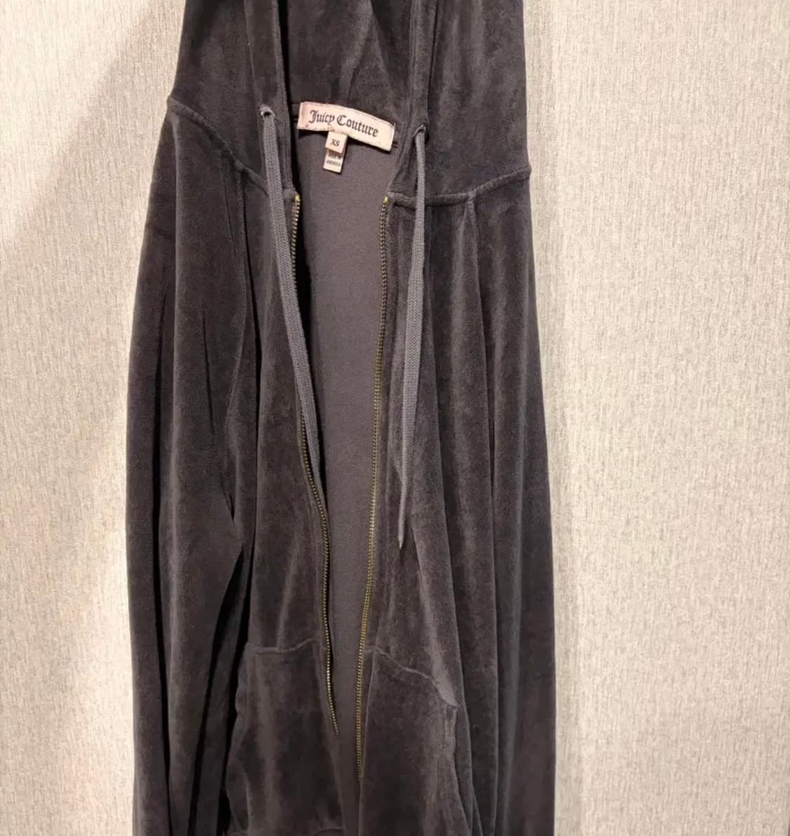 쥬시꾸뛰르 벨벳 후드집업 상품이미지1