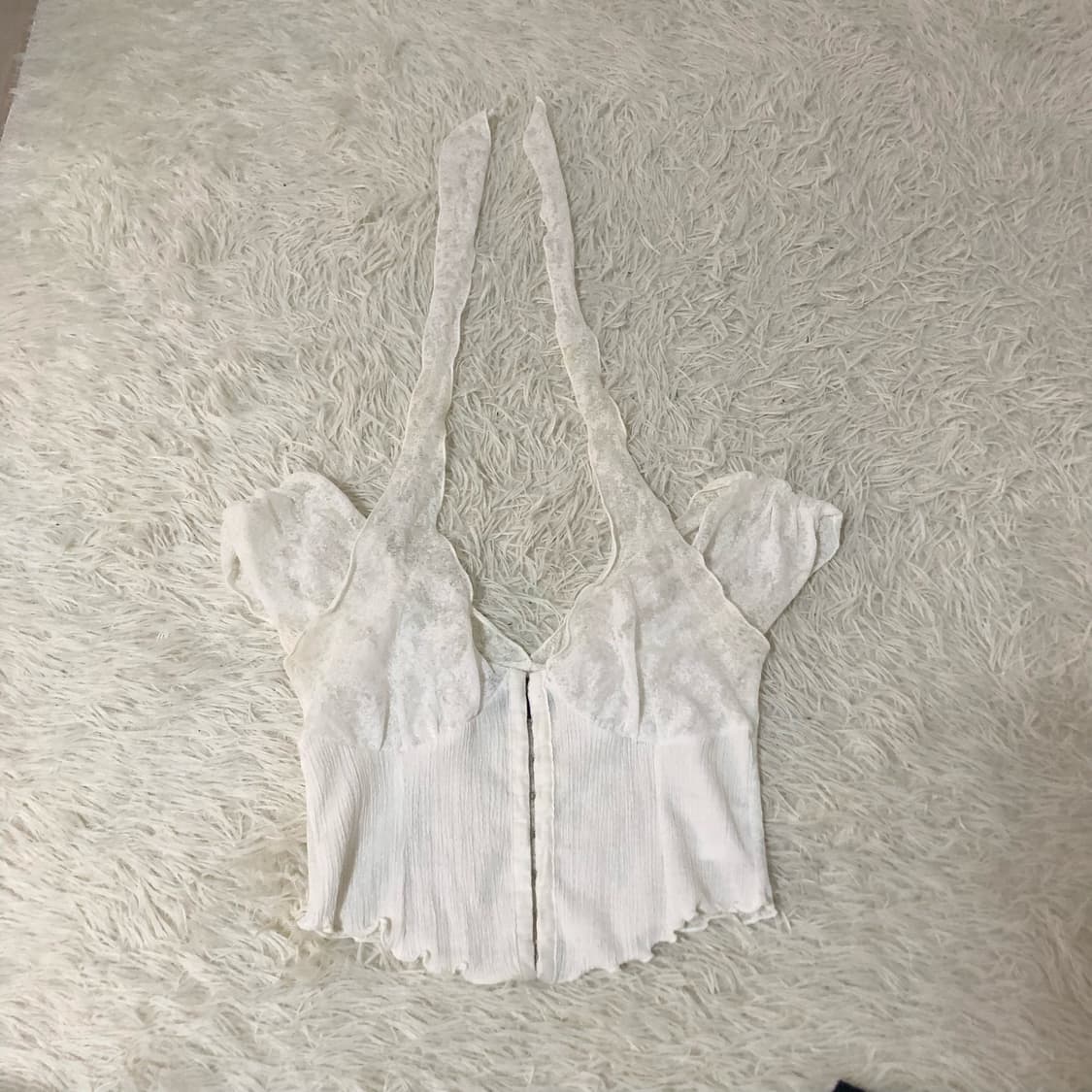 expined girl 익스파이어드 걸 April Top WHITE 상품이미지2