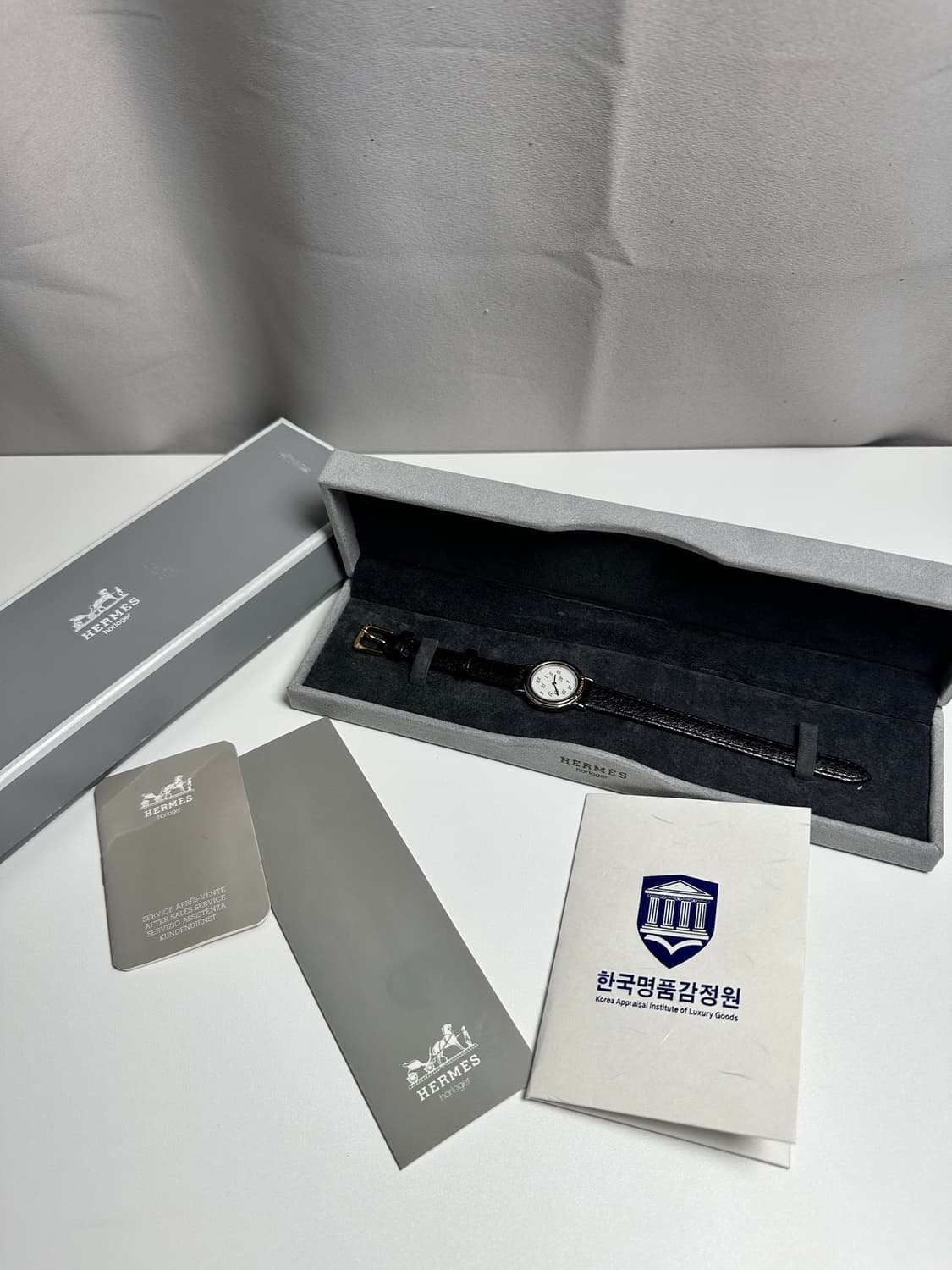 에르메스 메테오 미니 투톤 워치 – 1990s 파리지앵 클래식 상품이미지9