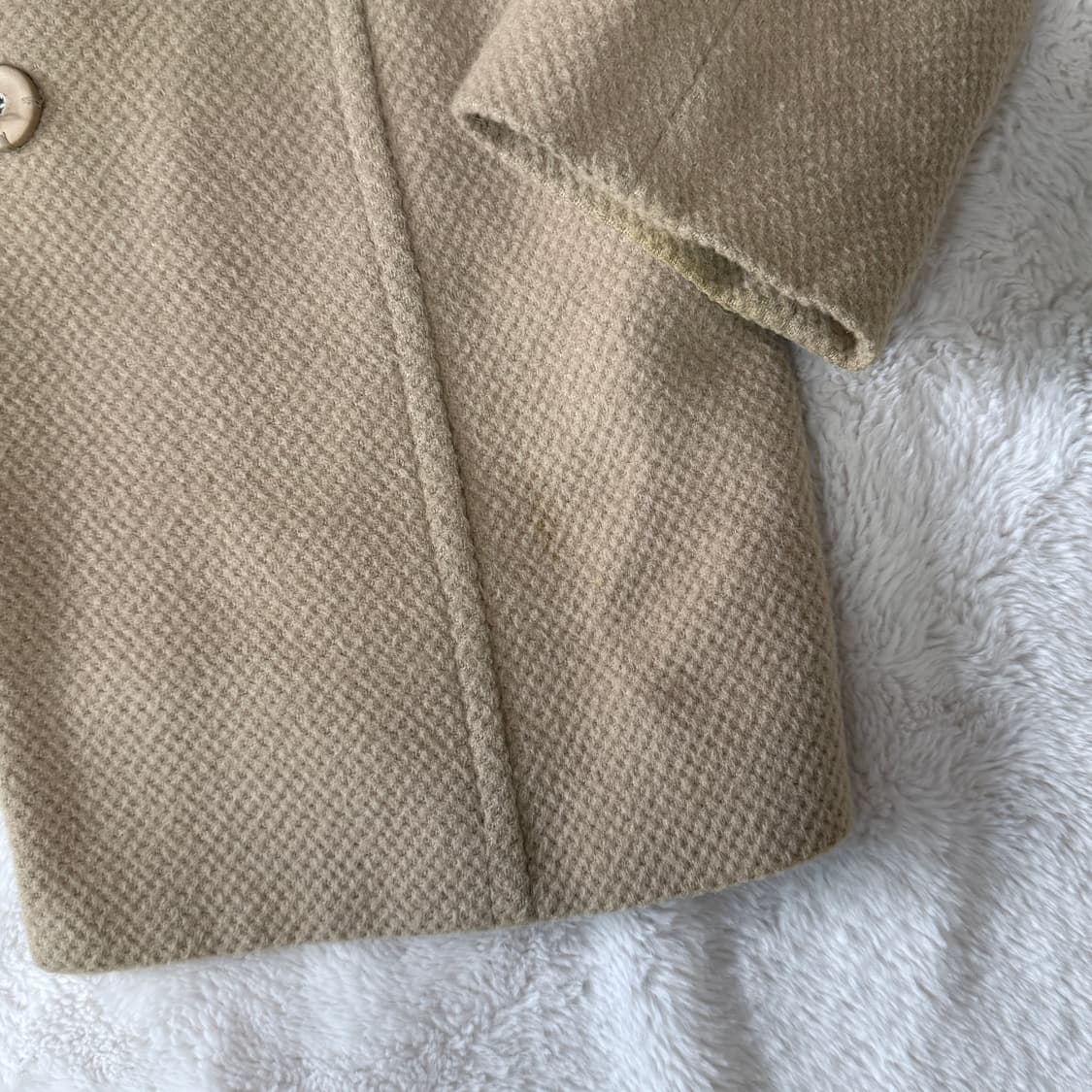 Anysis by Kumikyoku sis 라떼갸루 로걀 버클 퍼코트 상품이미지5