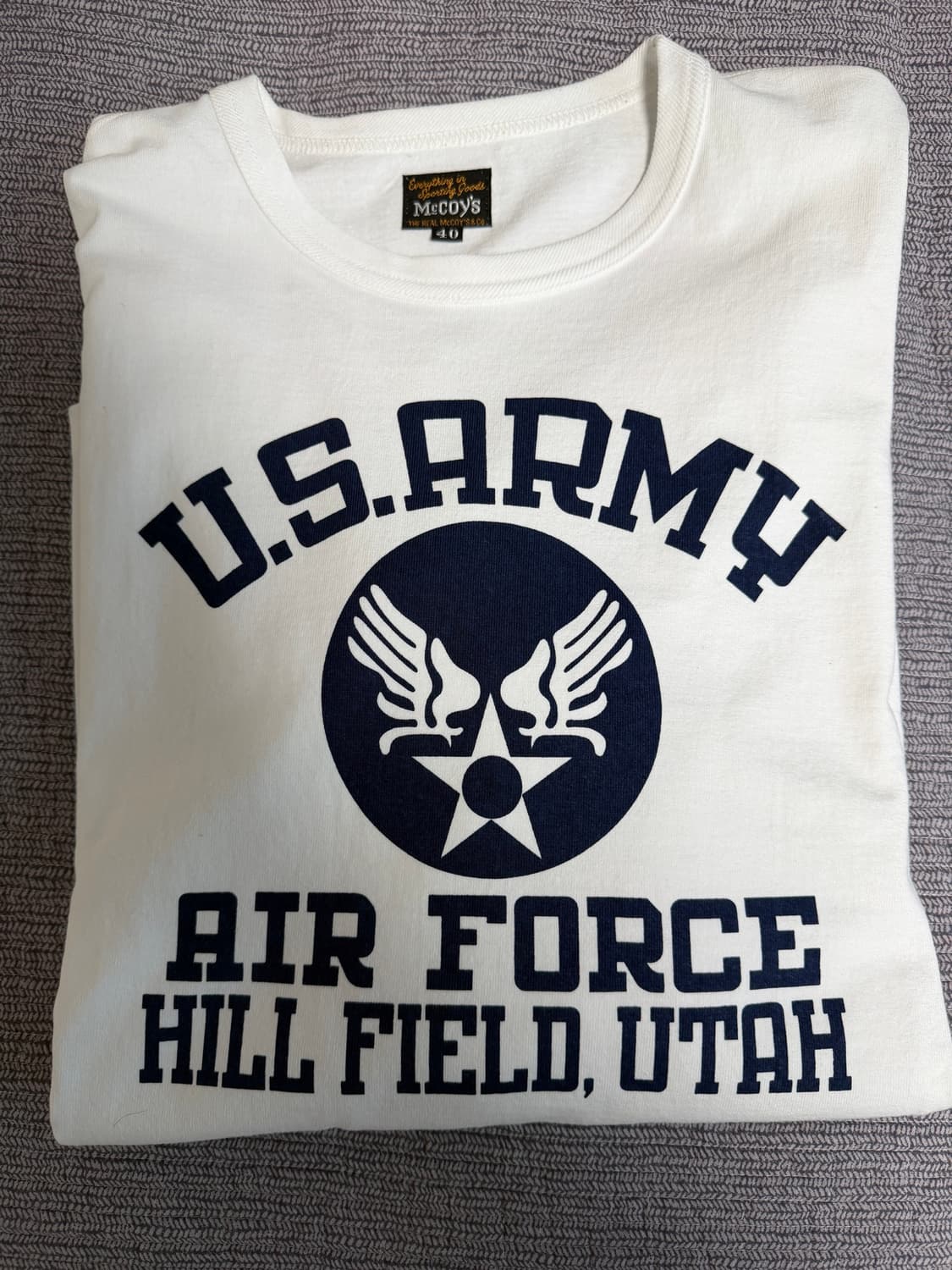 리얼맥코이 US ARMY AIRFORCE 롱슬리브 상품이미지2