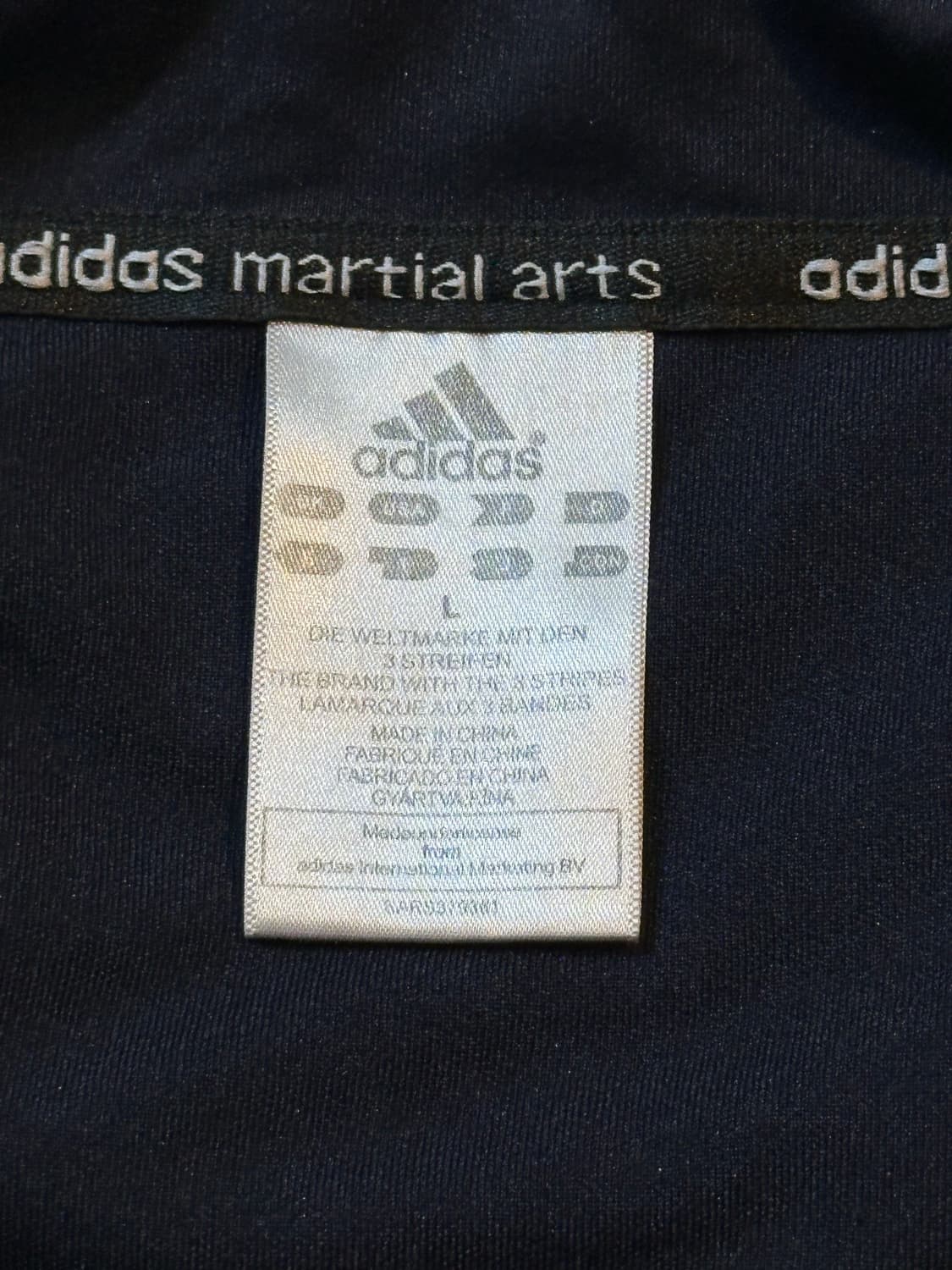 아디다스 ADIDAS 마샬아츠 삼각로고 트랙탑 져지 다크네이비 상품이미지5