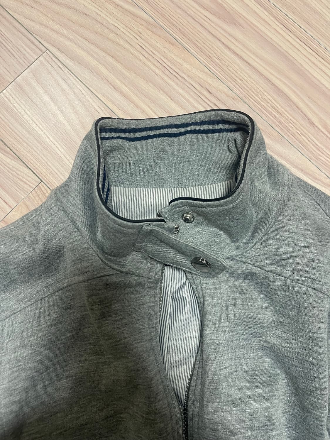 자라 맨 집업 자켓 그레이 회색 M 사이즈 상품이미지3