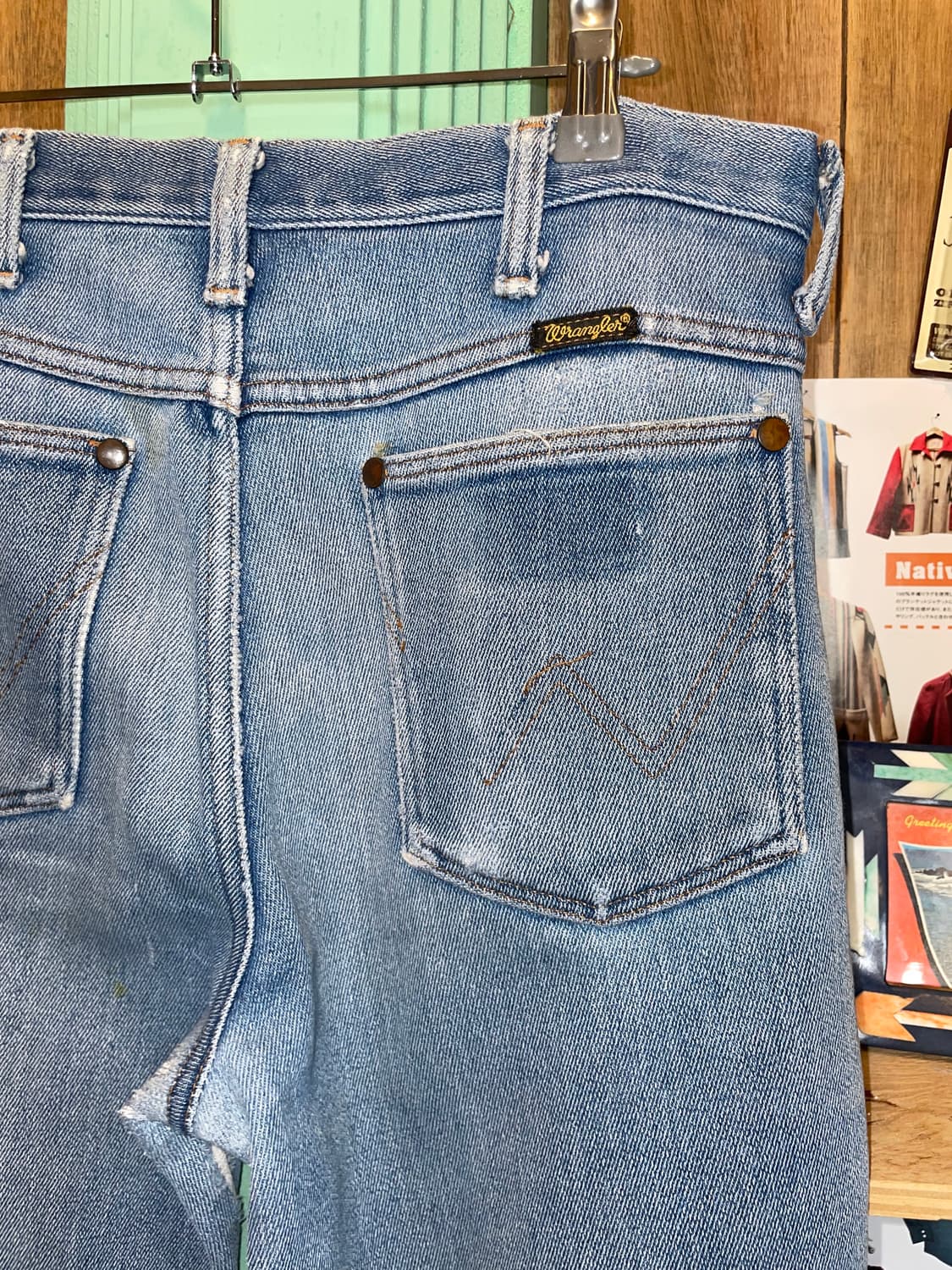 80-90's Vintage Wrangler Slim Fit Jeans 상품이미지7