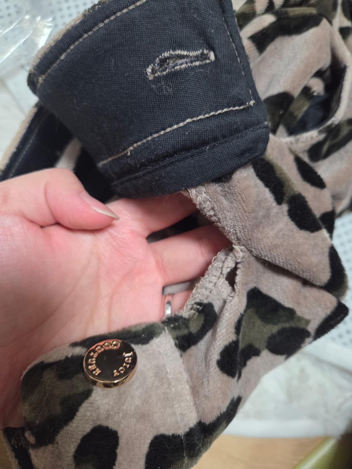 쥬시꾸뛰르 레오파드 세트 사이즈 (P) (쁘띠 스몰) 상품이미지3