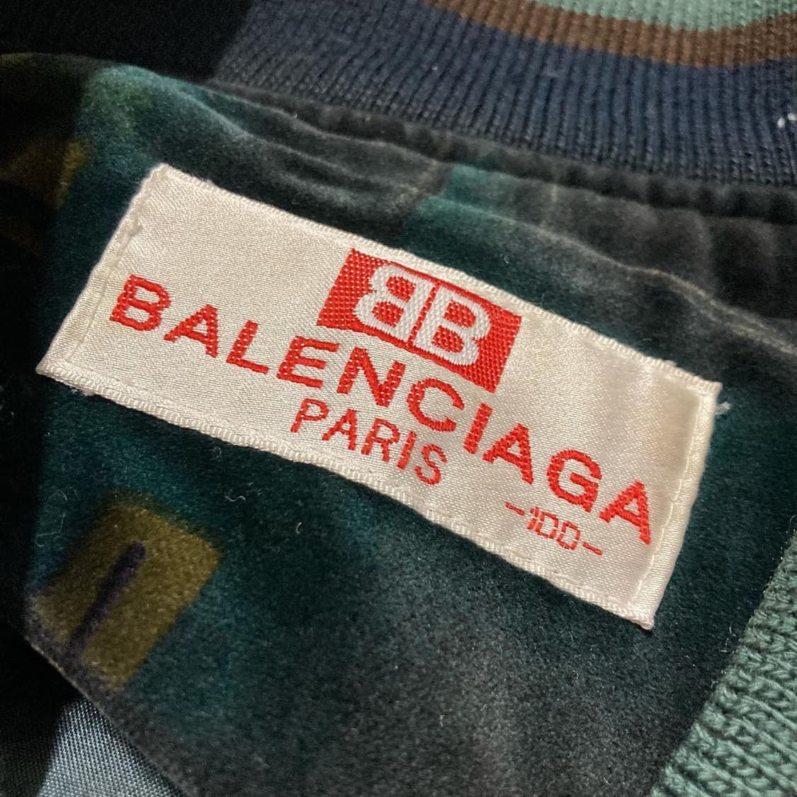 BALENCIAGA 발렌시아가 90's 벨벳 블루종 자 상품이미지5