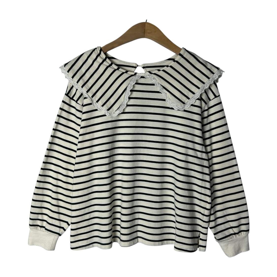 [SM2] 사만사모스2 모리걸 세일러카라 스트라이프 긴팔티셔츠 상품이미지1