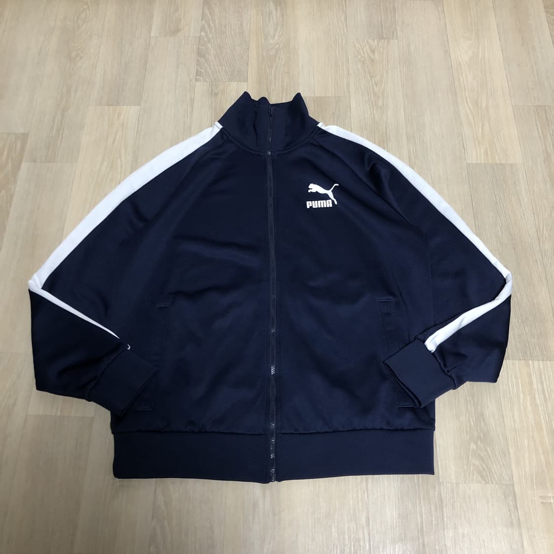 (L) 퓨마 PUMA T7 트랙 자켓 네이비 져지 상품이미지1