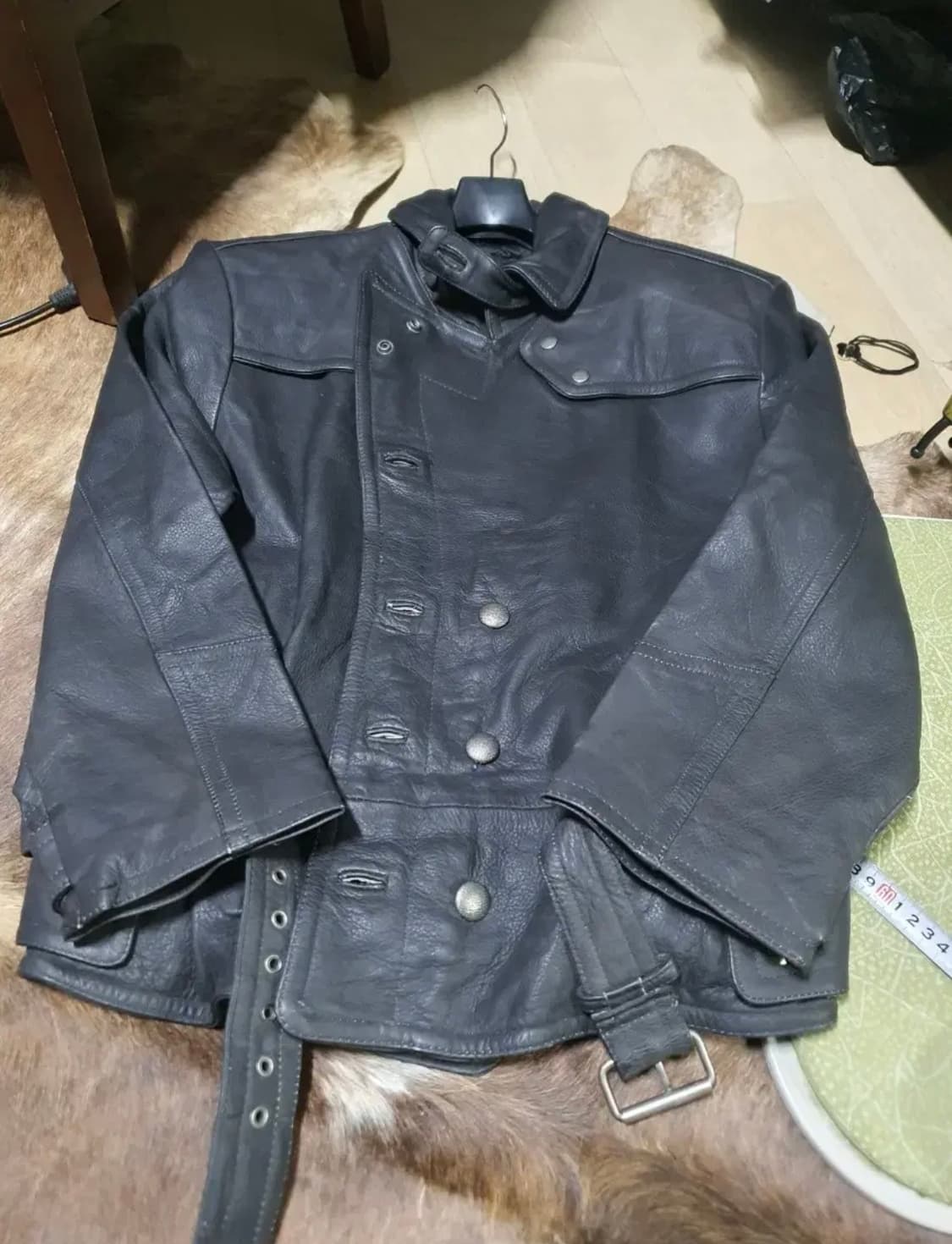 독일 폴리스 경찰 모토사이클 레더자켓 상품이미지2