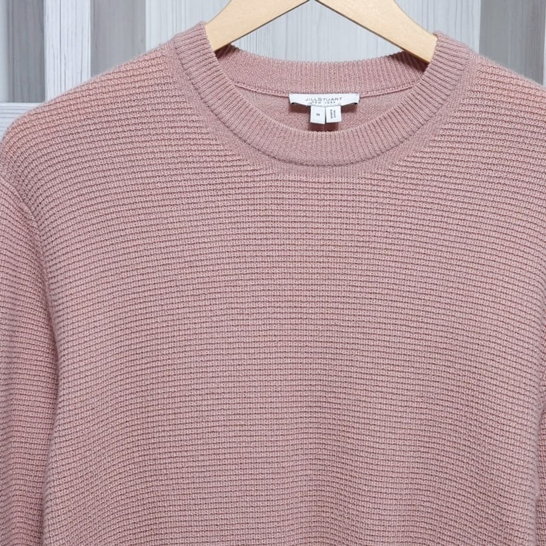 100)JILLSTUART 질스튜어트 캐시미어100%니트 핑크 상품이미지2