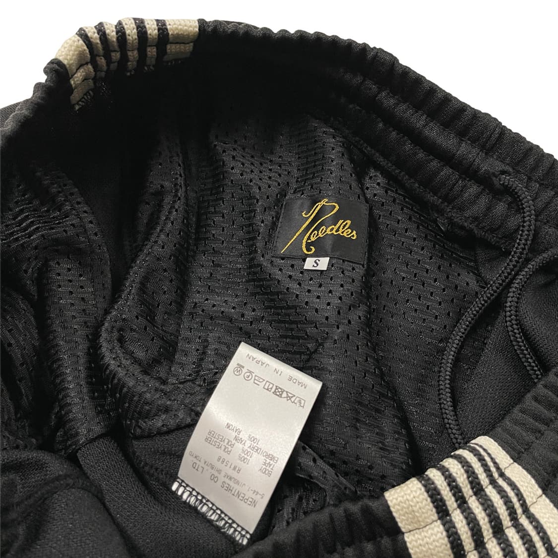 니들스 X 스튜디오스 26SS HD 팬츠 블랙/화이트 S 상품이미지6