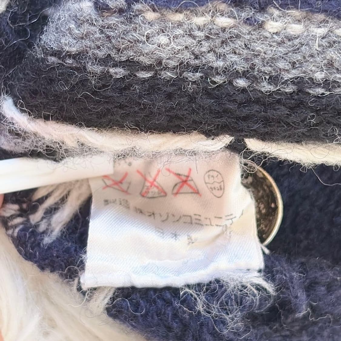 Hysteric glamour히스테릭 글래머 노르딕 후드 버튼 니트 상품이미지8