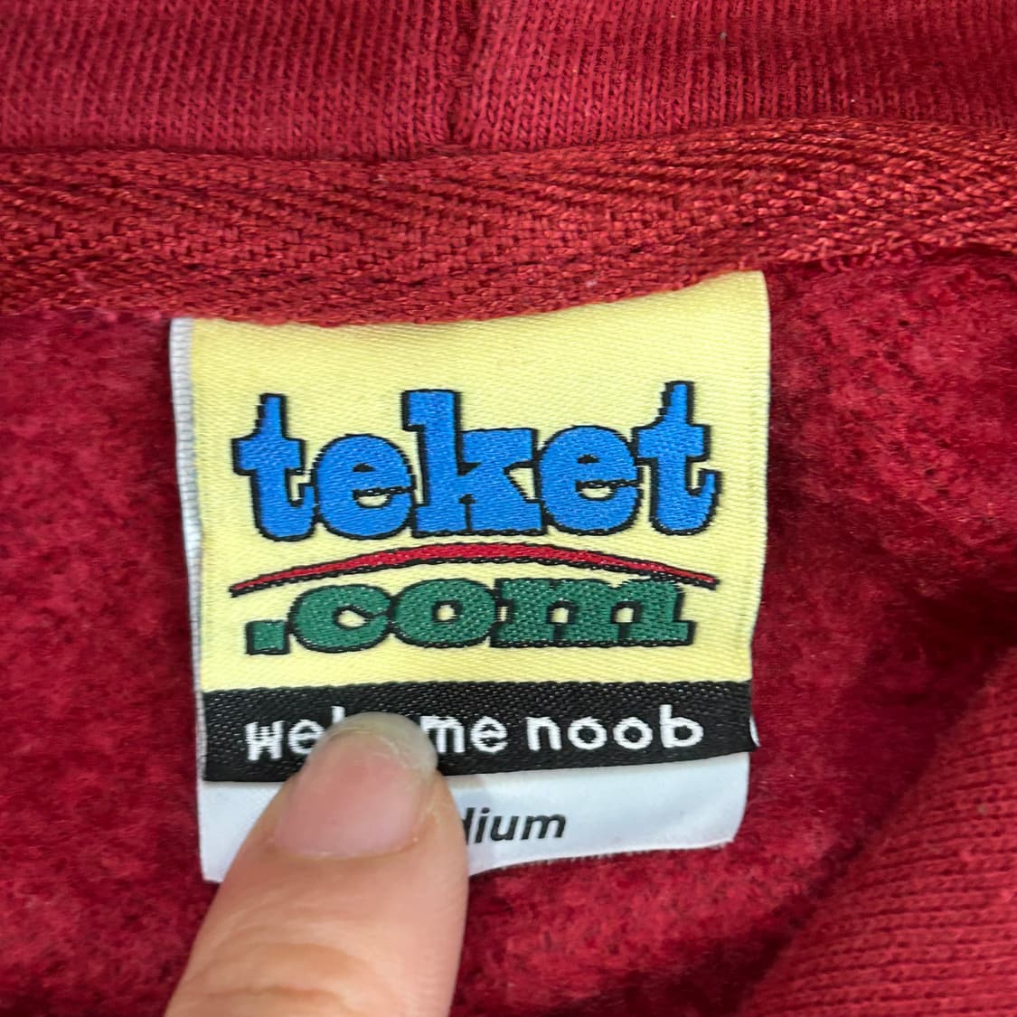 Teket 스타 로고 레드 후드티 상품이미지5