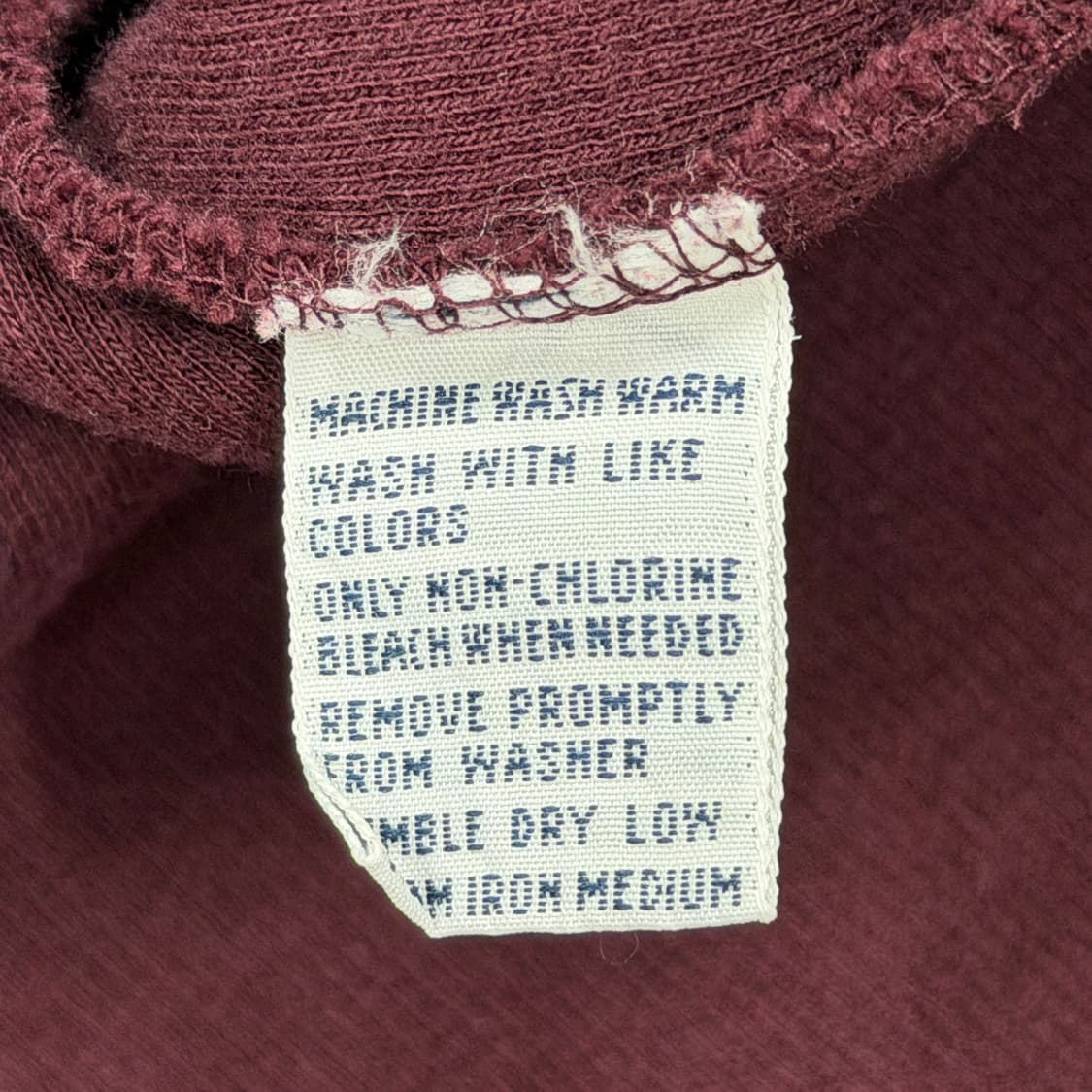 폴로 랄프로렌 하프 반집업 스웻셔츠 긴팔 버건디 마룬 레드 L 상품이미지5