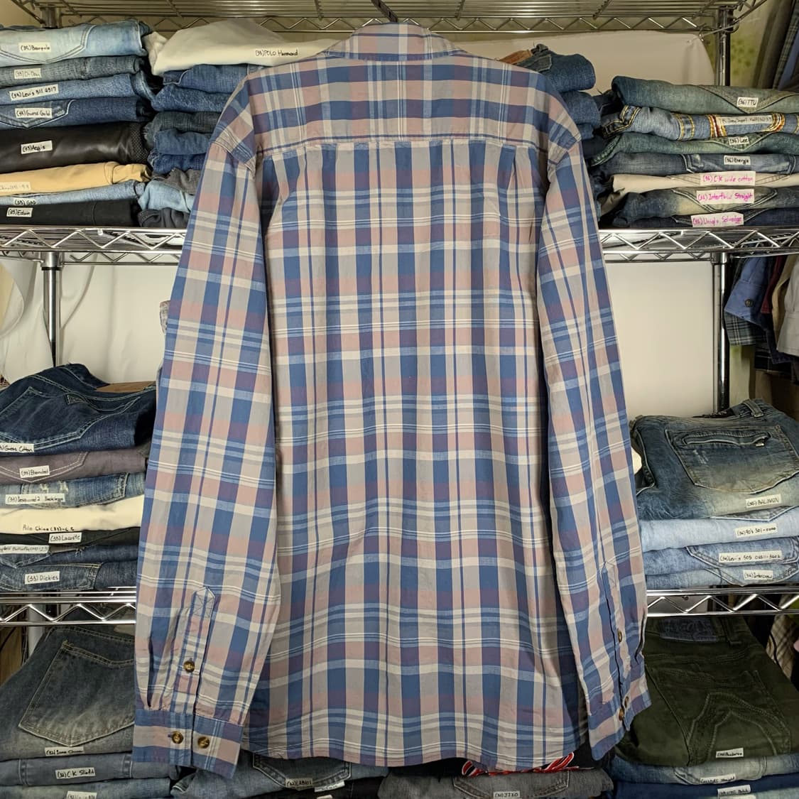 [L] 칼하트 릴렉스드핏 타탄체크 워크셔츠 상품이미지3