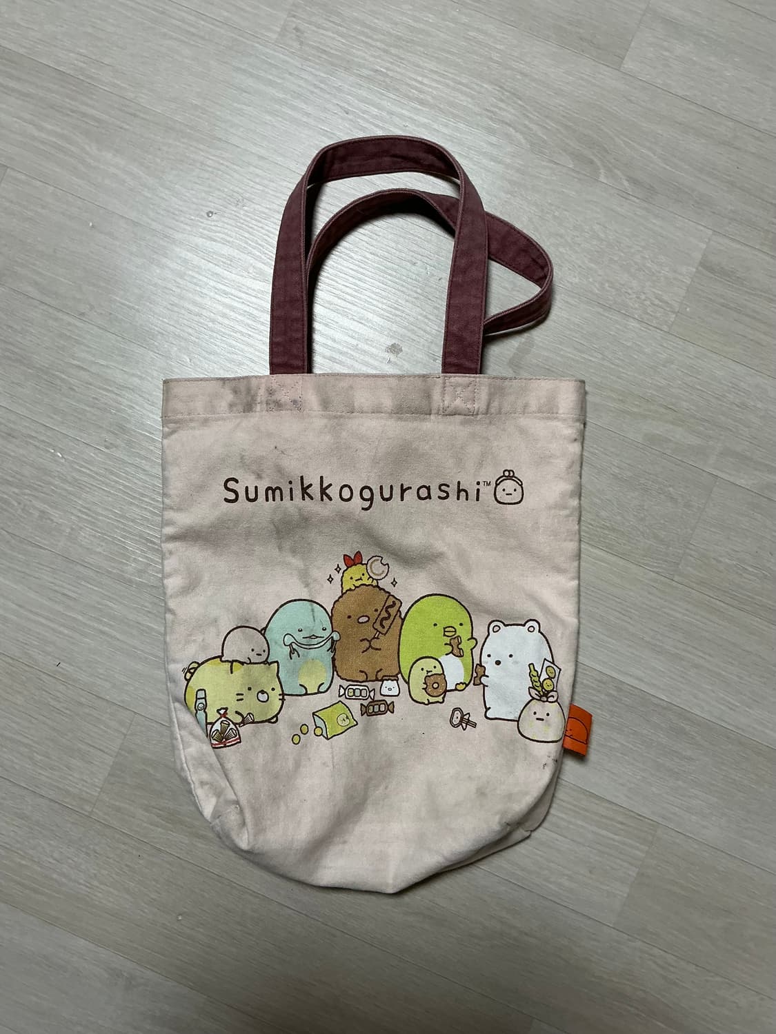 일본빈티지 스미코구라시 캐릭터 가방 에코백 상품이미지2