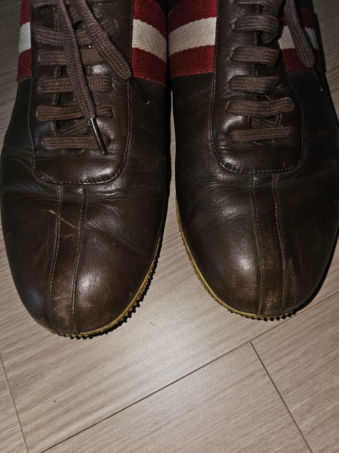 BALLY 발리 free-m 브라운 가죽 스니커즈 상품이미지9
