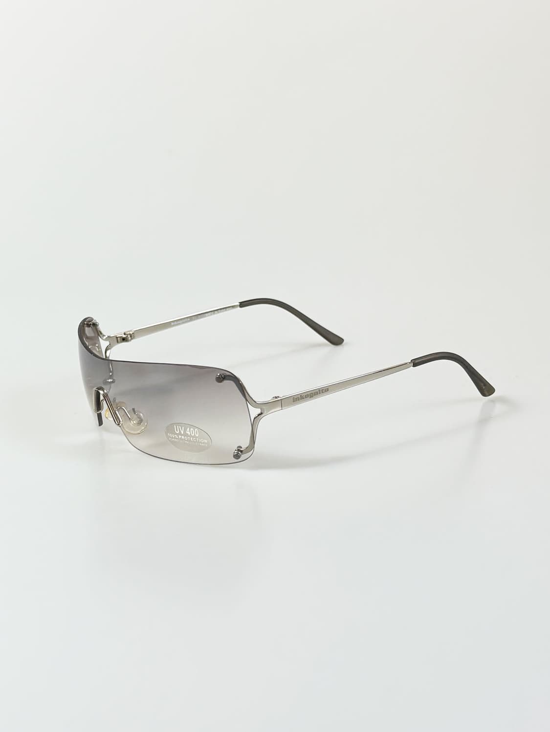 90s INKOGNITO 무테 스퀘어 쉴드 고글 빈티지 선글라스 상품이미지3