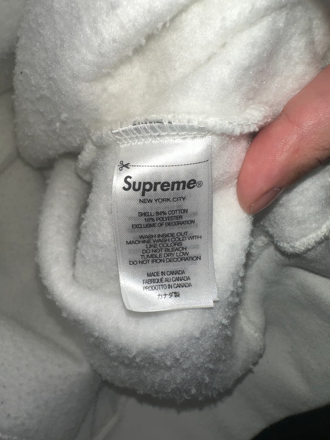 Supreme 스몰 박스 로고 후디 서울 스토어 한정판 상품이미지4