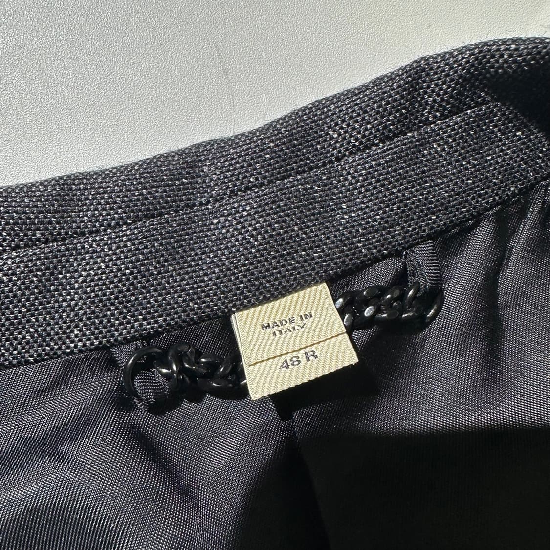 버버리 울 실크 블렌드 싱글 2B 블레이저 자켓 상품이미지4