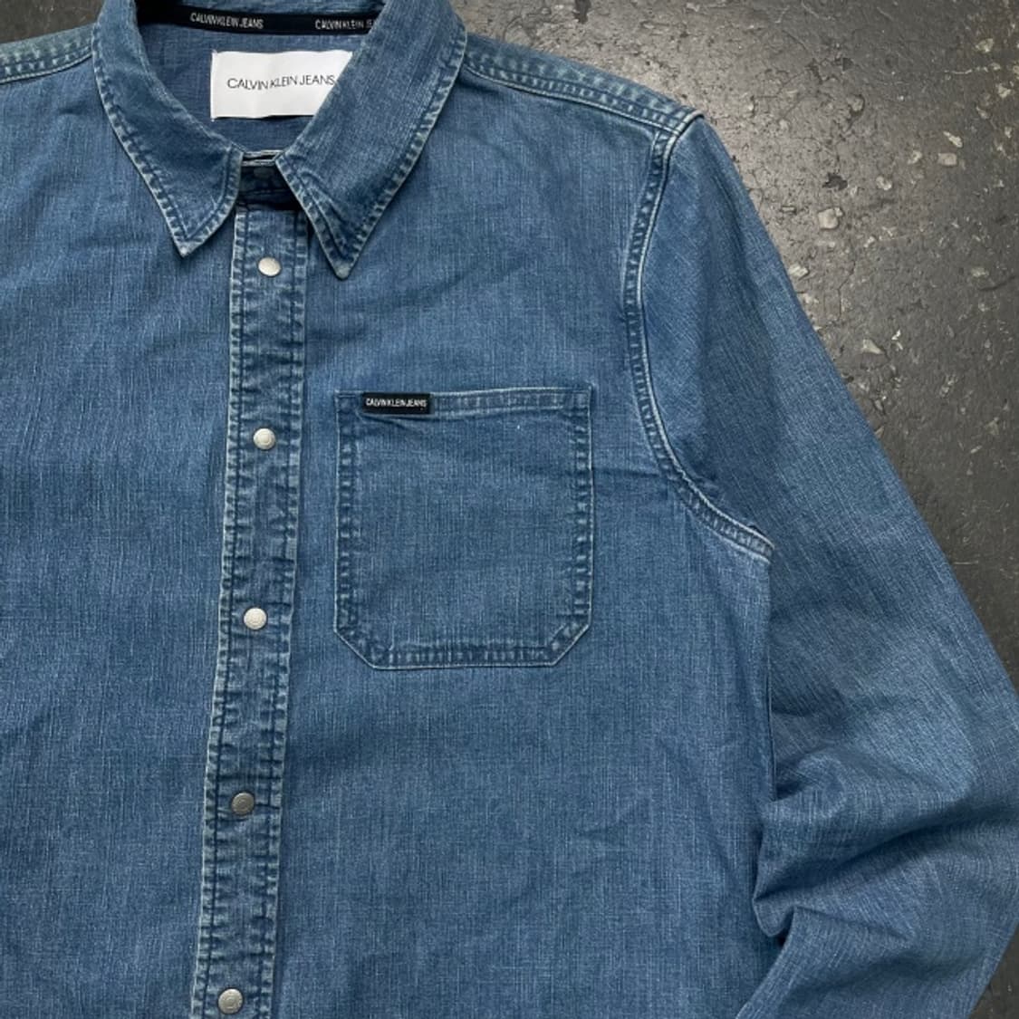 100 캘빈클라인 데님셔츠  상품이미지2