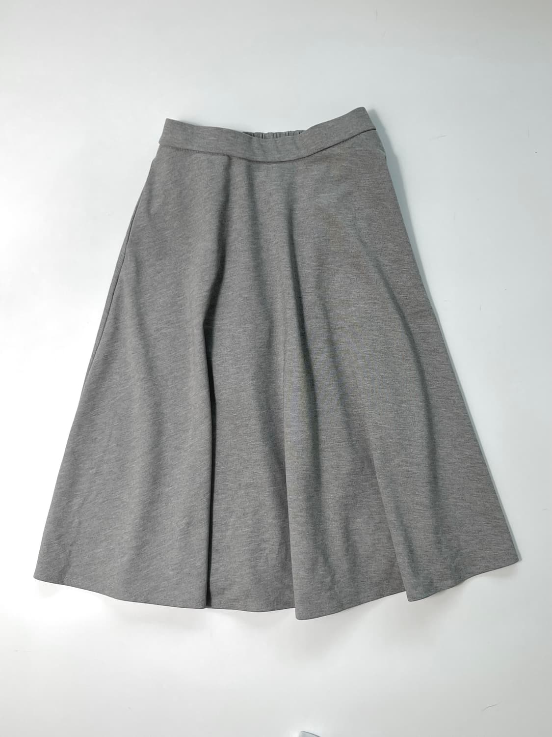 그레이 레이어드 스커트  상품이미지4