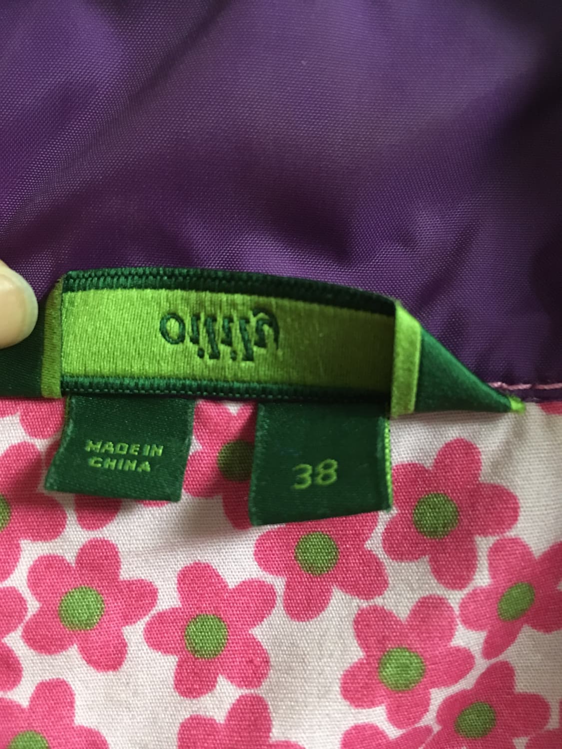 오일릴리 퍼플 하트 꽃 자켓 상품이미지6