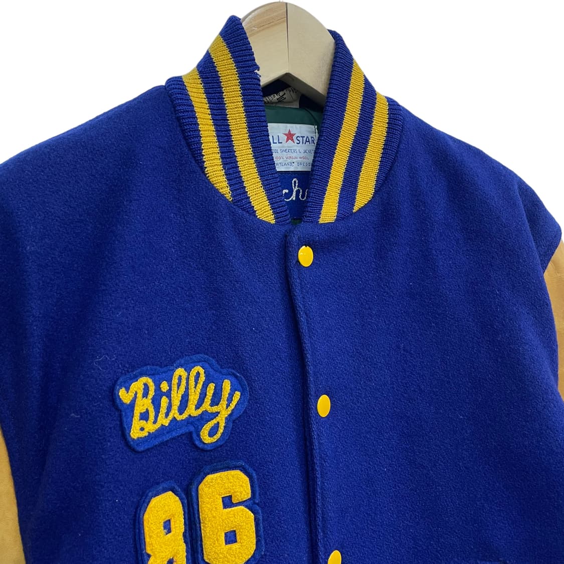 Usa vintage 울 바시티 자켓 상품이미지4