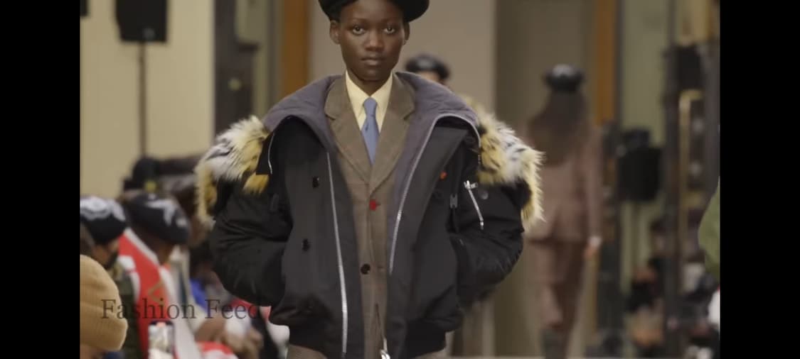 [M] 겐조 니고 봄버 패딩 블랙 런웨이착 상품이미지8